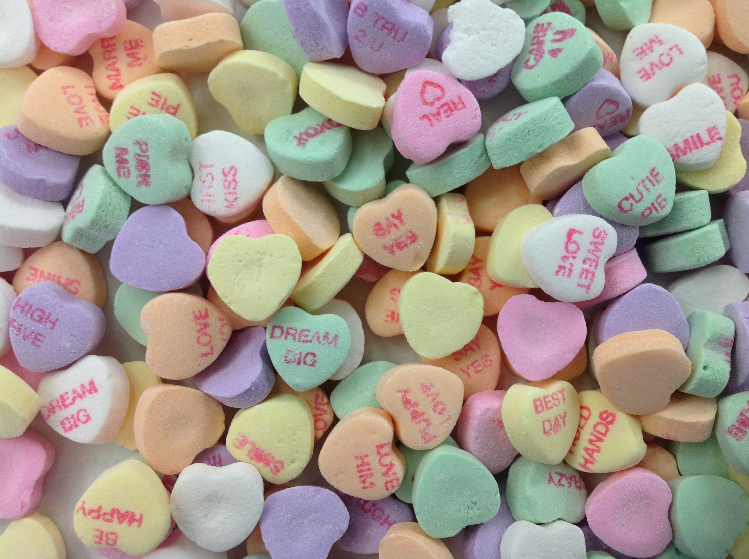 Candy Hearts Wallpapers