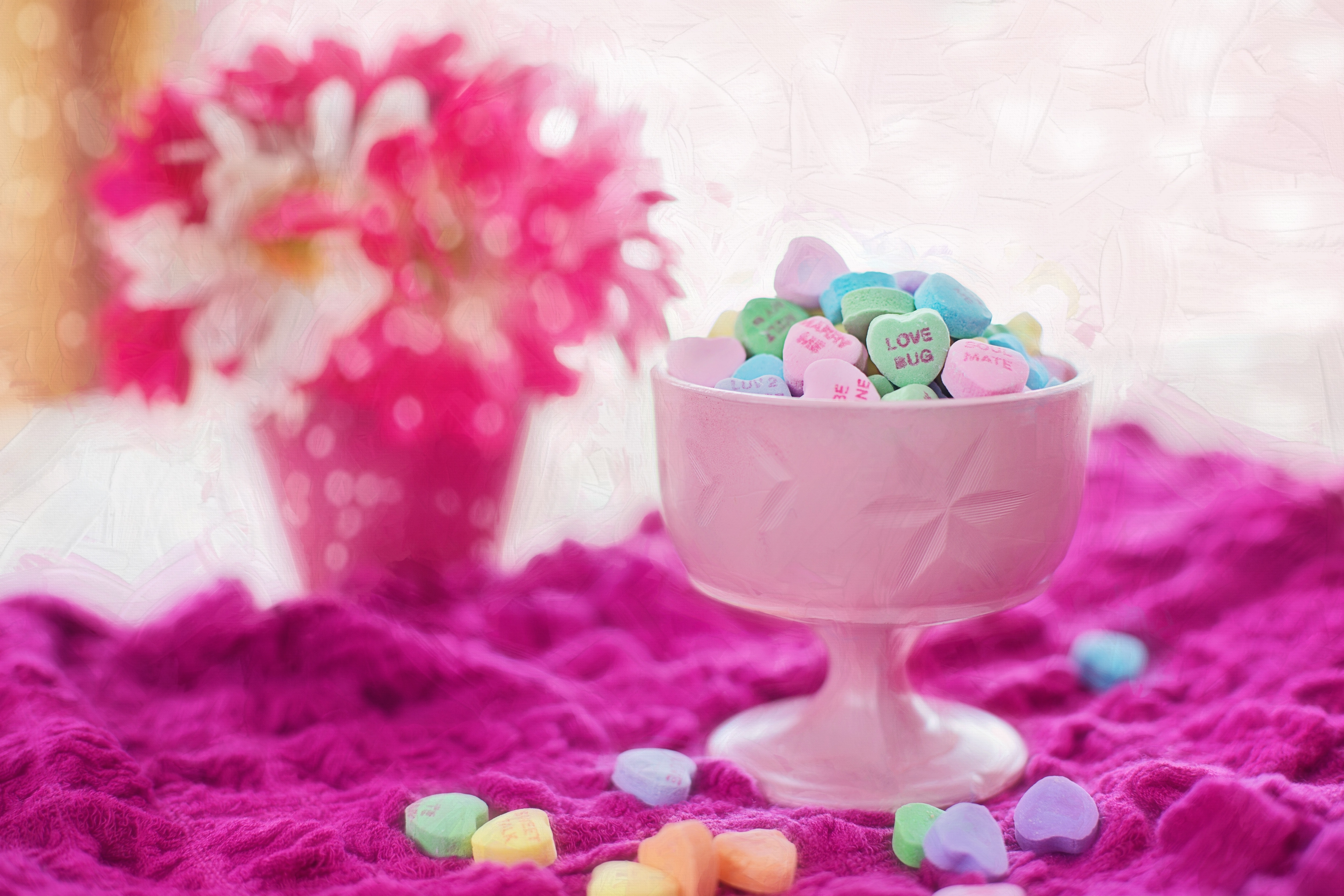 Candy Hearts Wallpapers