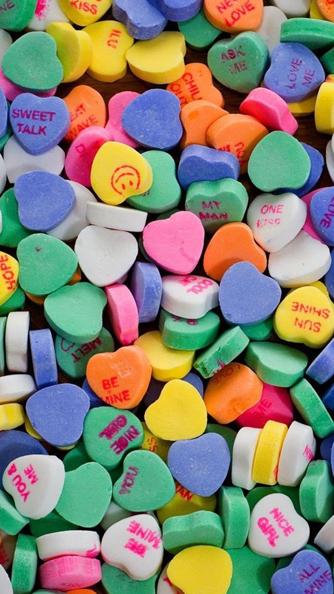 Candy Hearts Wallpapers