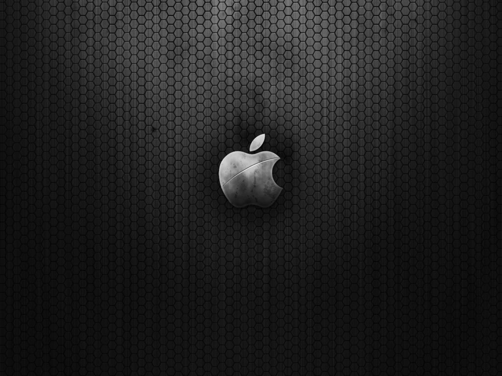 Carbon Fiber Apple Logo Wallpapers