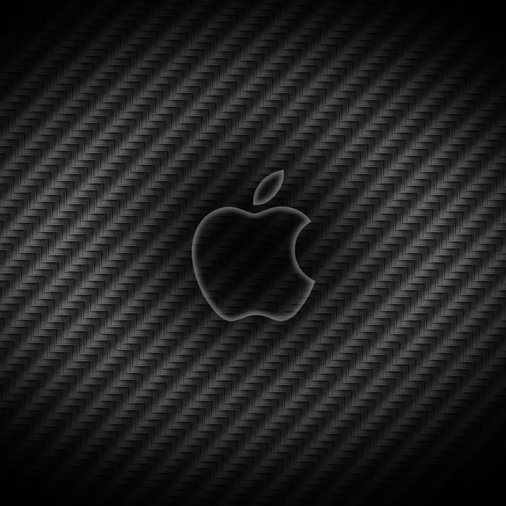 Carbon Fiber Apple Logo Wallpapers