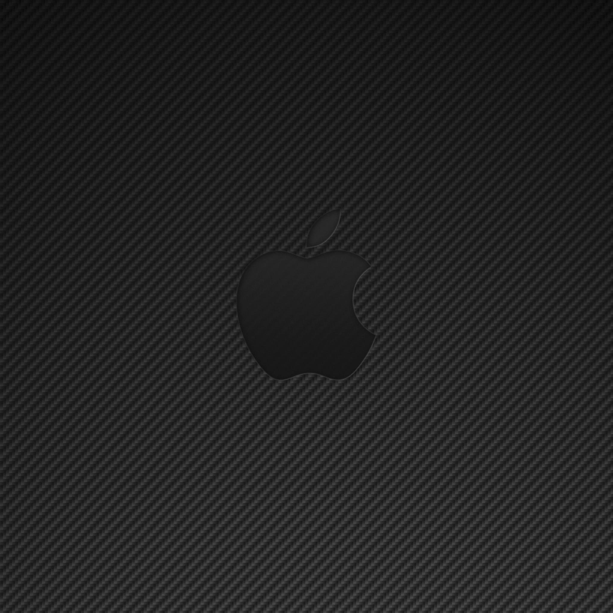 Carbon Fiber Apple Logo Wallpapers