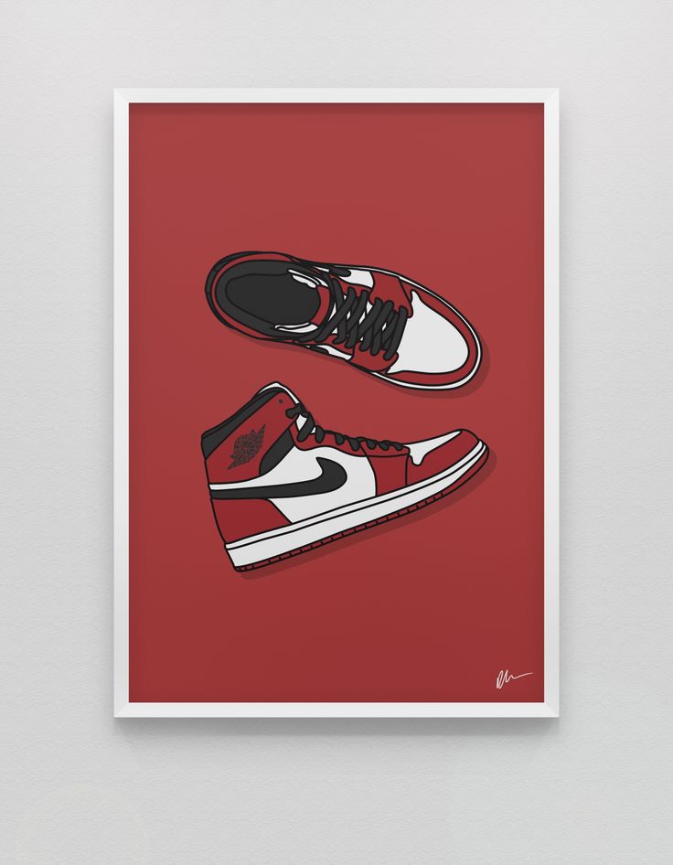 Cartoon Air Jordan 1 Wallpapers