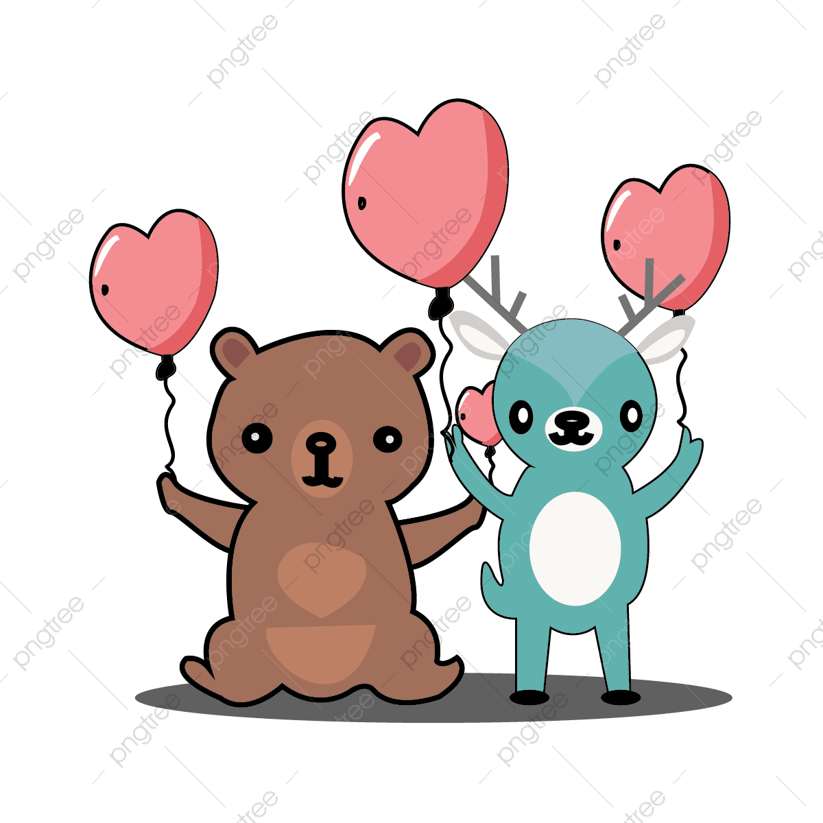 Cartoon Animals In Love Wallpapers