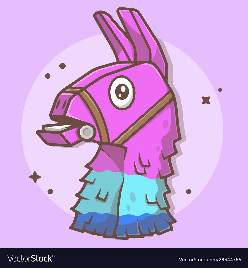 Cartoon Fortnite Llama Wallpapers