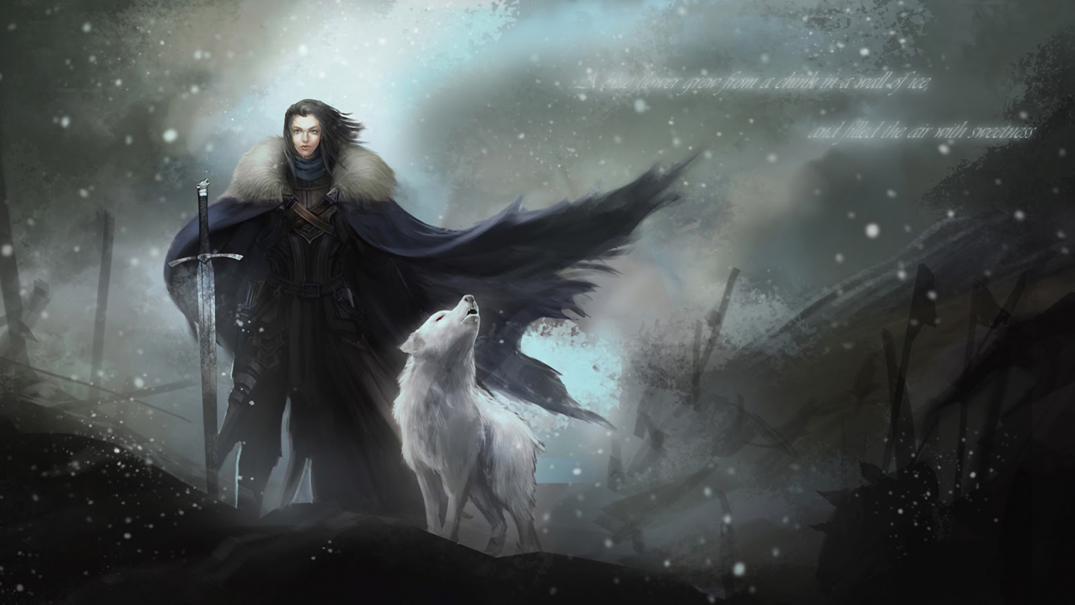 Cartoon Jon Snow Wallpapers