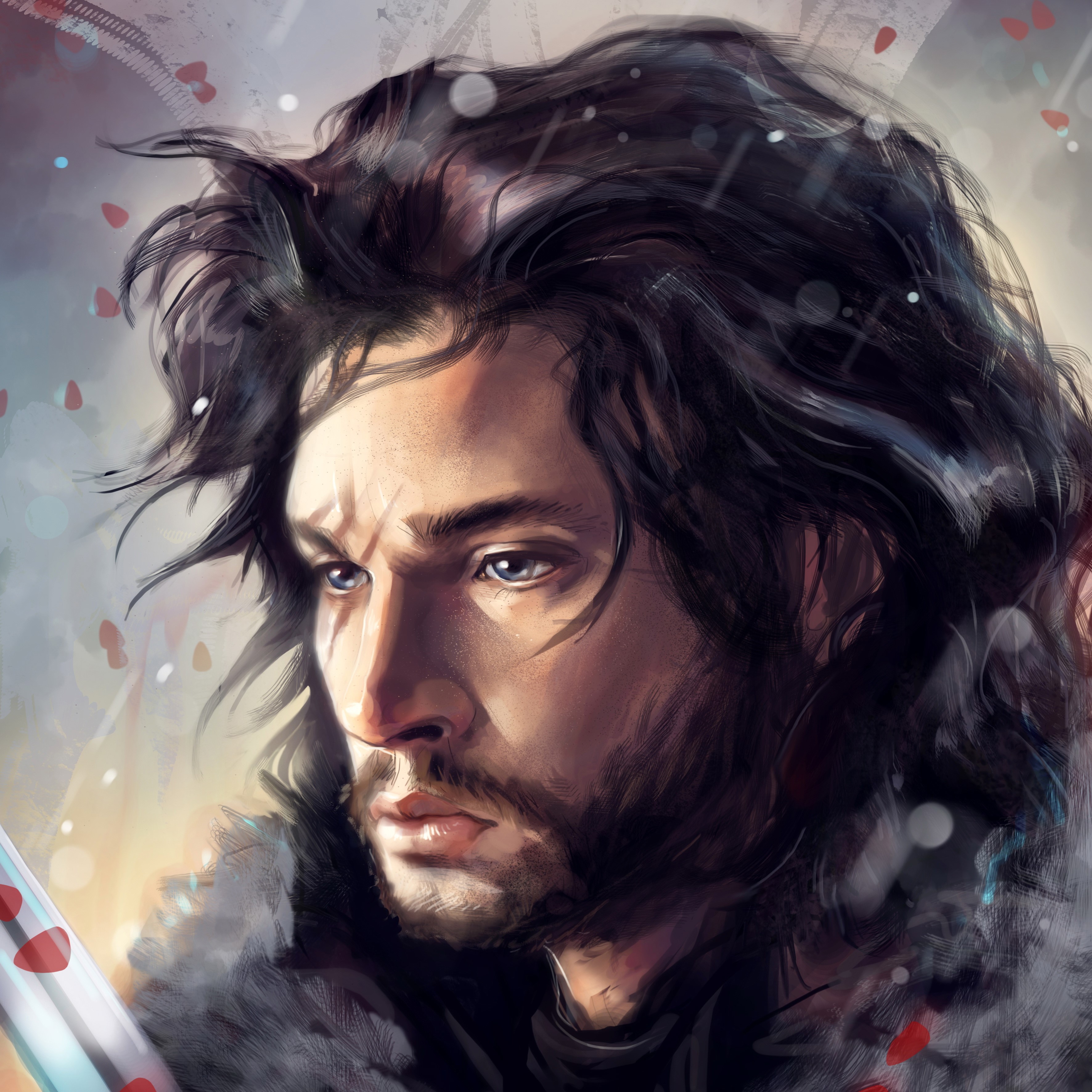 Cartoon Jon Snow Wallpapers