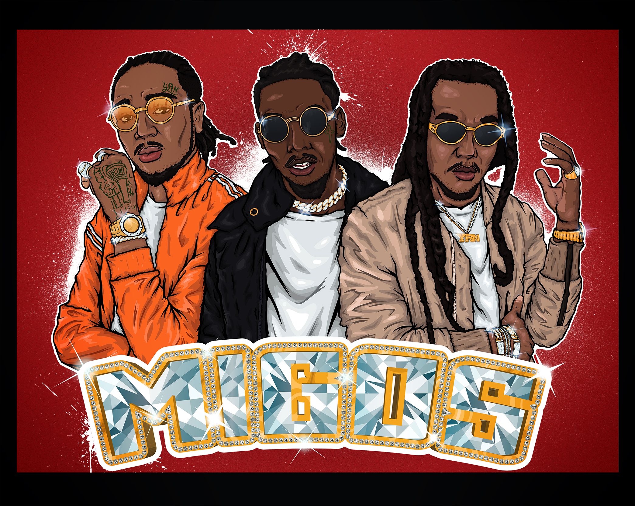 Cartoon Migos Wallpapers