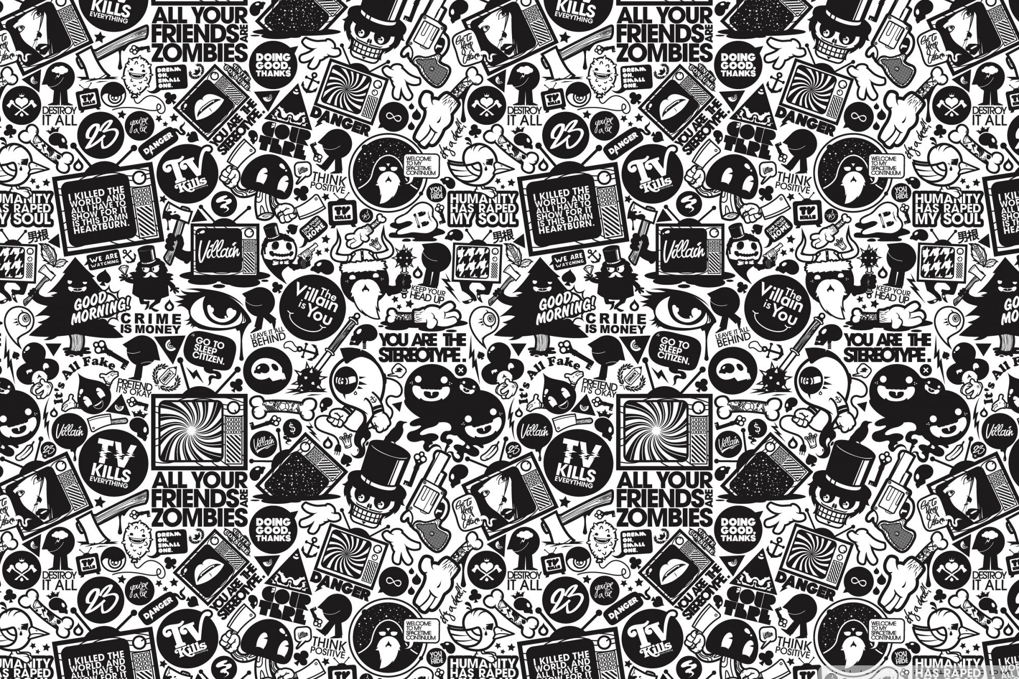 Cartoon Pattern Wallpapers