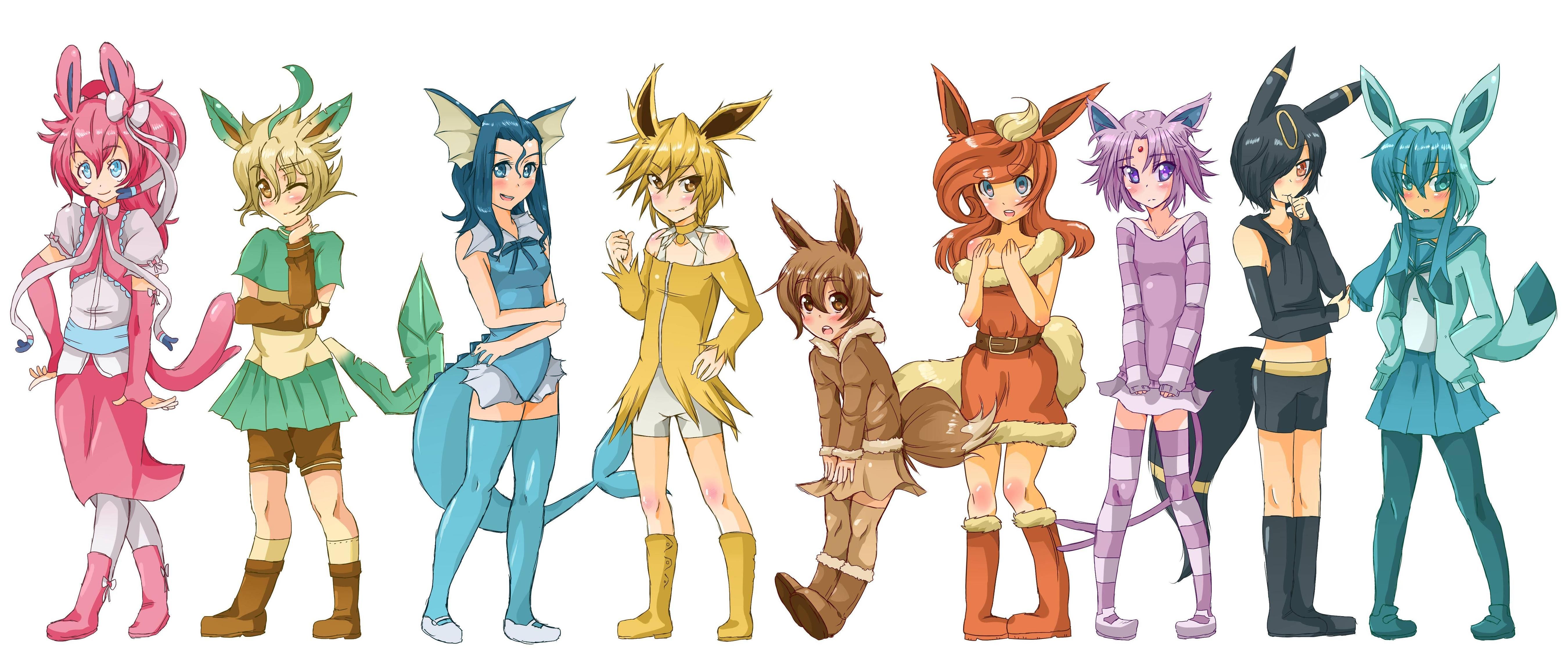 Chibi Eeveelutions Human Wallpapers