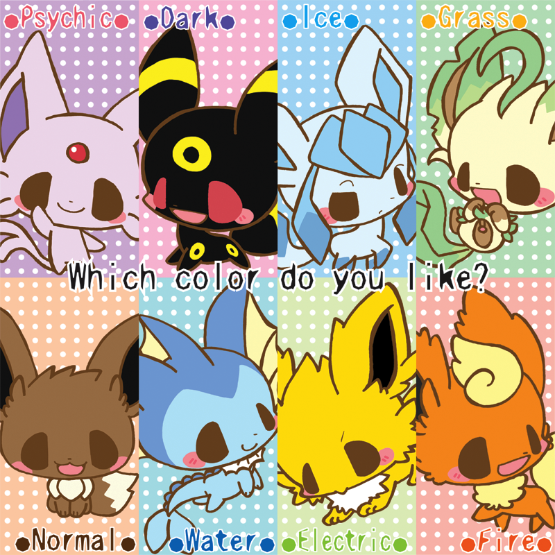 Chibi Eeveelutions Human Wallpapers