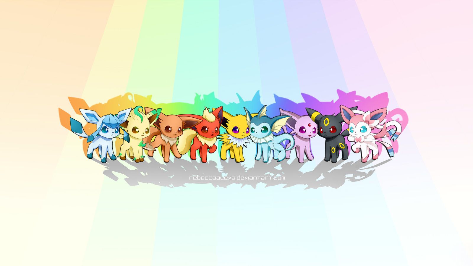 Chibi Eeveelutions Human Wallpapers