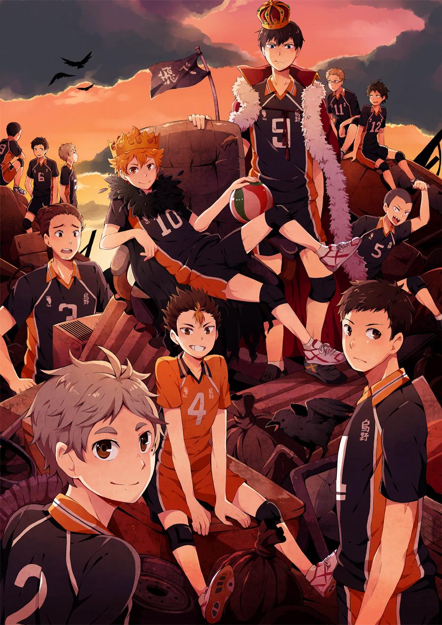 Chibi Haikyuu Characters Wallpapers