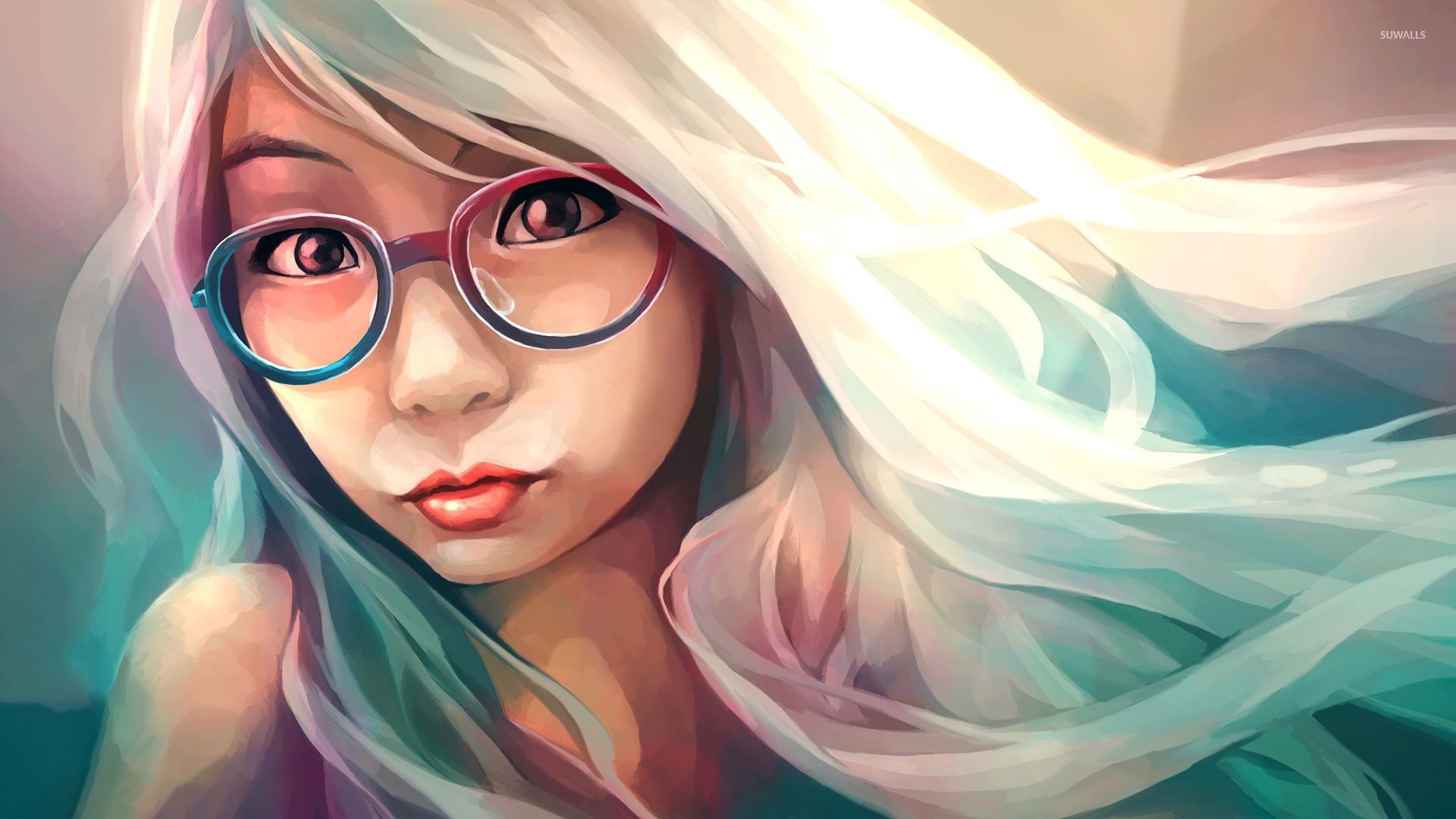 Chibi Hipster Girl Wallpapers