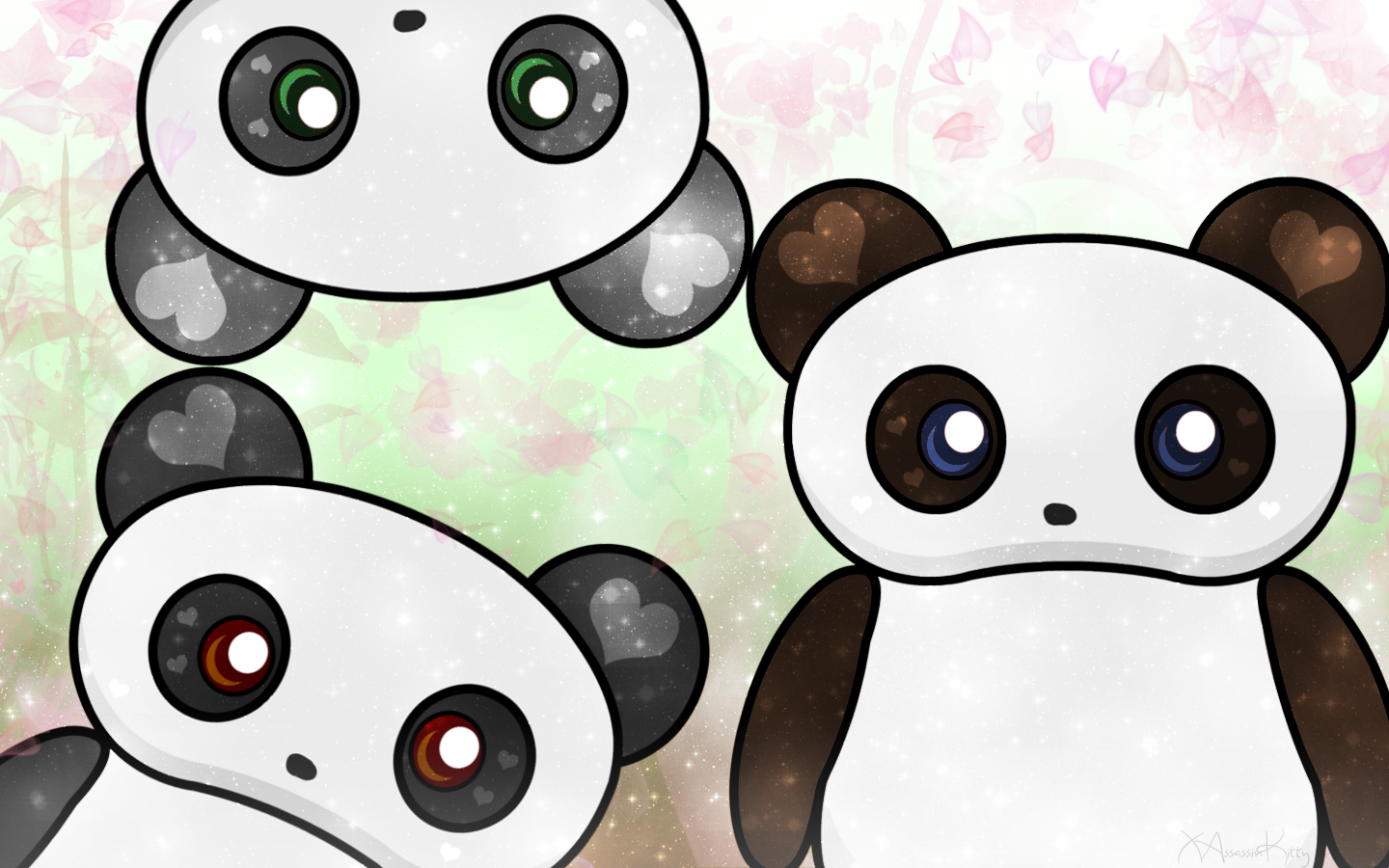 Chibi Kawaii Panda Wallpapers