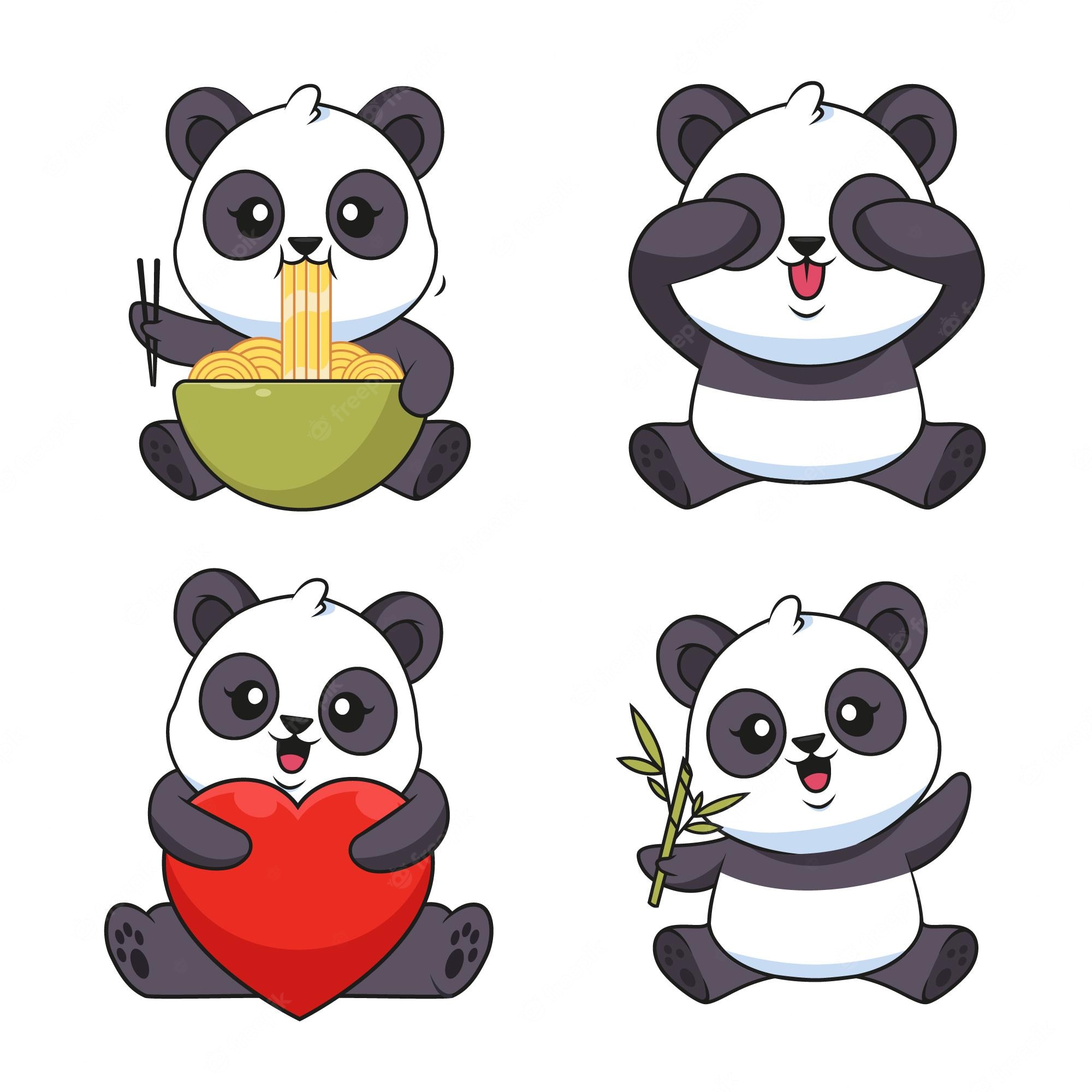 Chibi Kawaii Panda Wallpapers