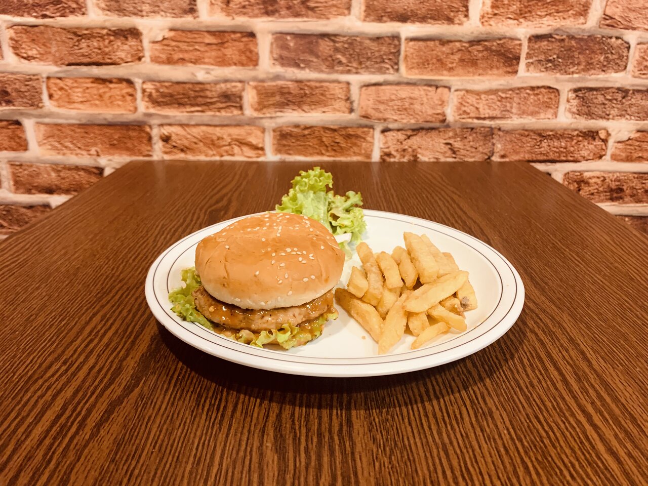 Chicken Burger And Fries Wallpapers