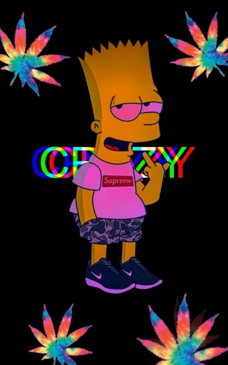 Chill Mood Bart Simpson Wallpapers