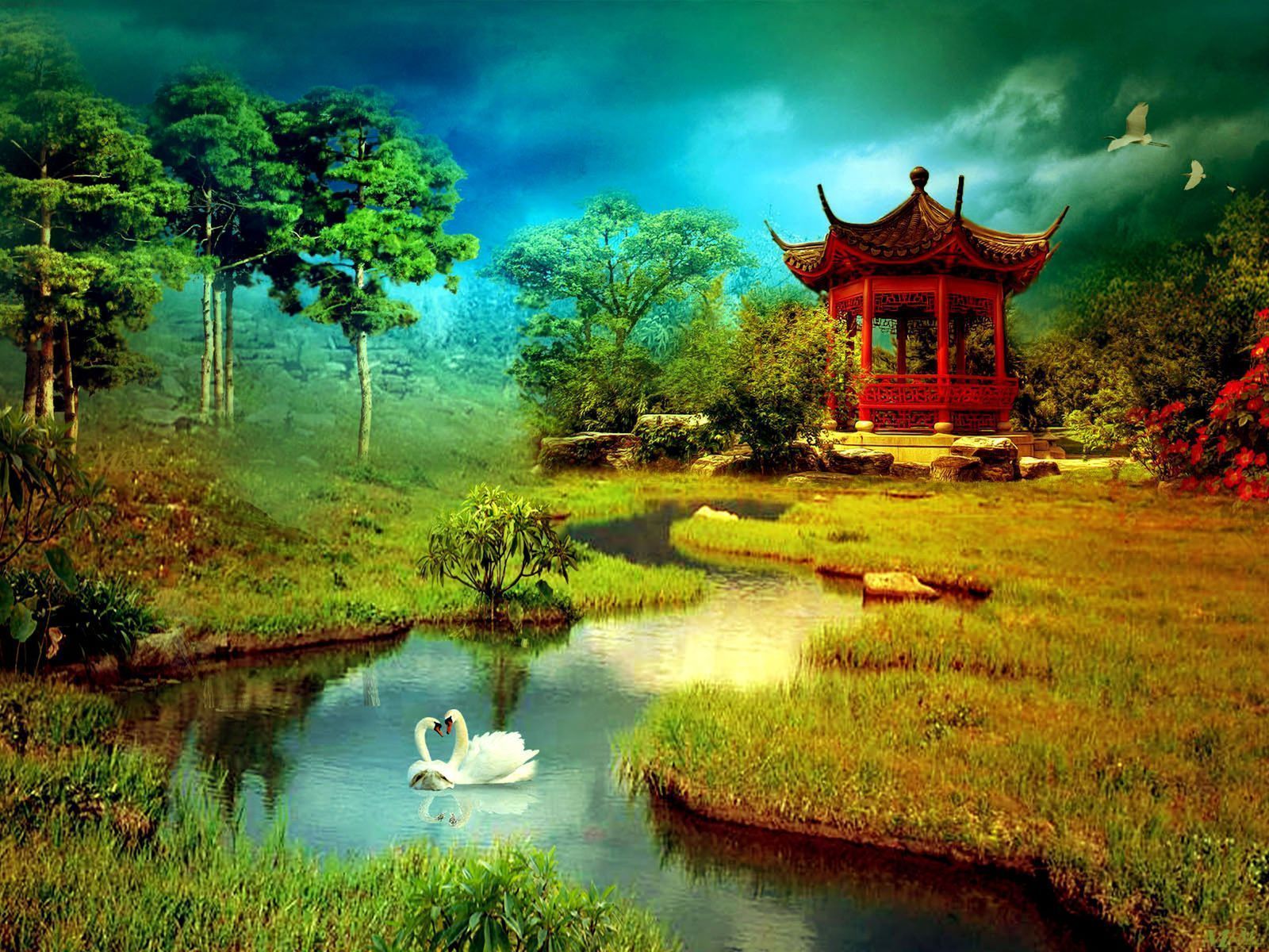 Chinese Garden Wallpapers