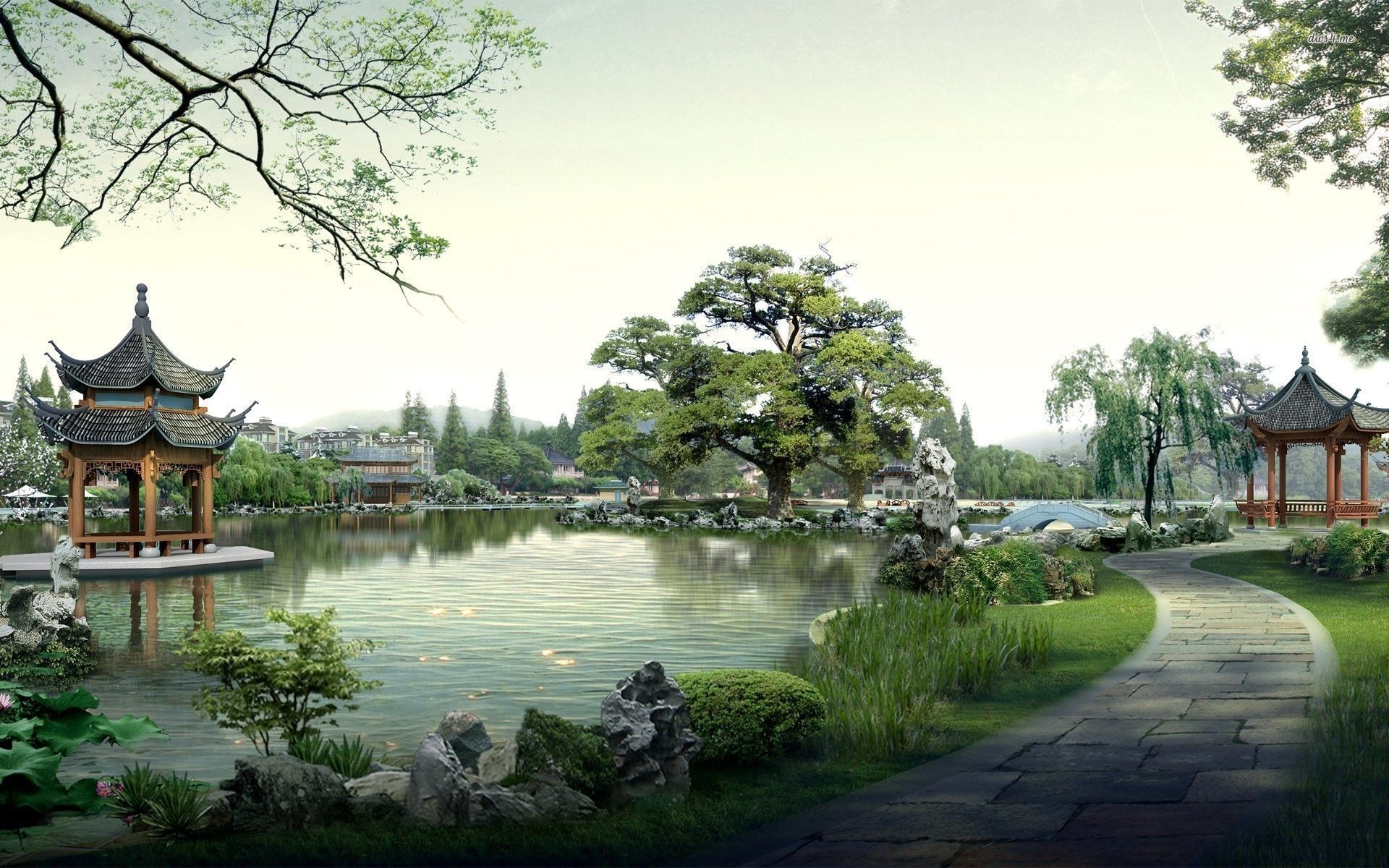 Chinese Landscape Painting Wallpapers