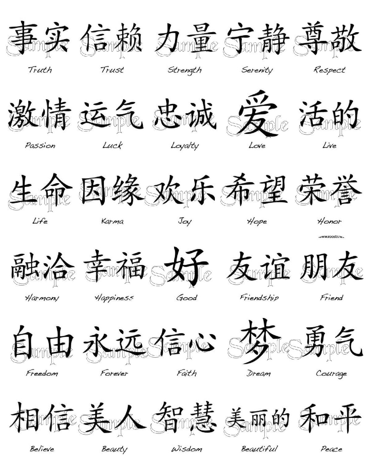 Chinese Symbols Wallpapers