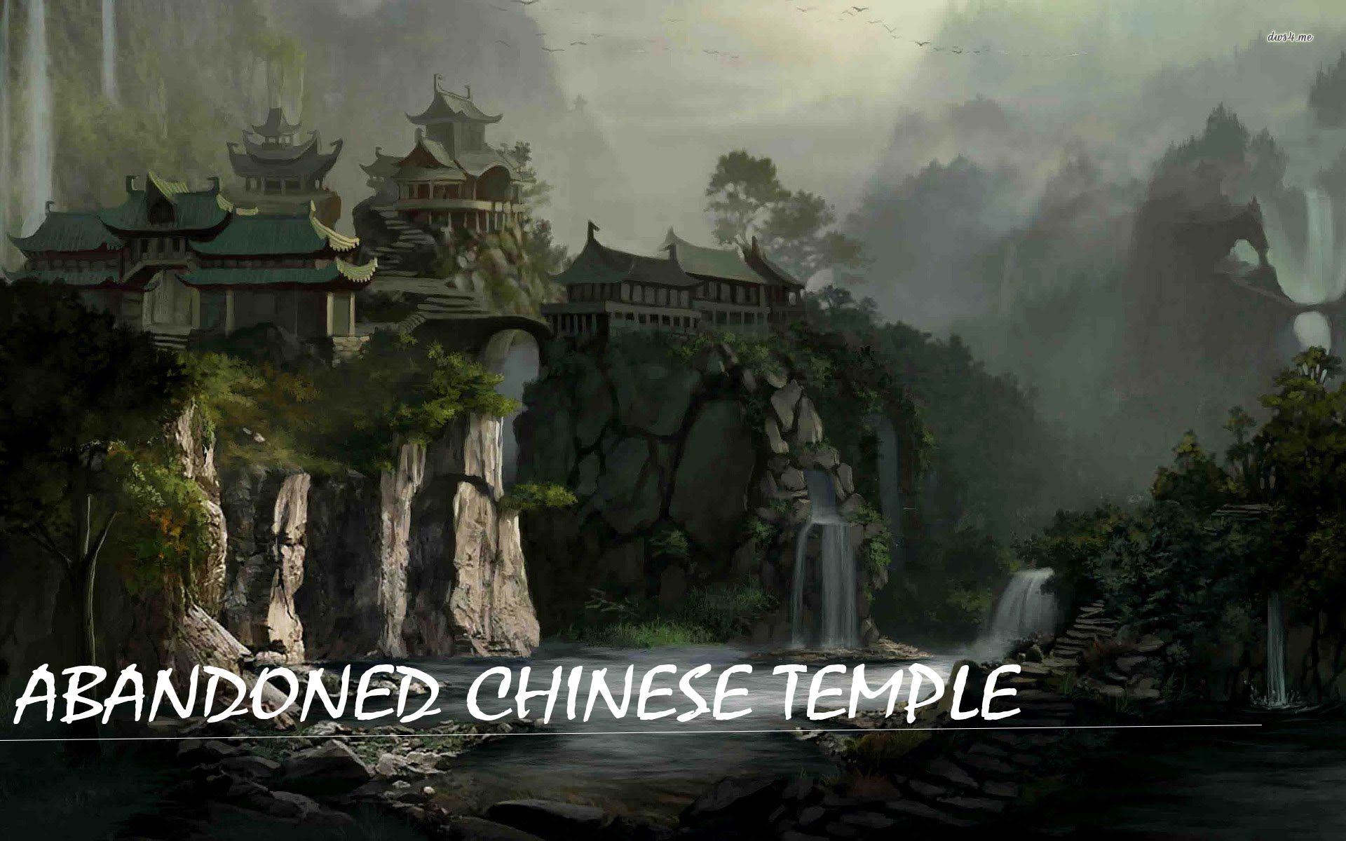 Chinese Temple On Mountain Wallpapers