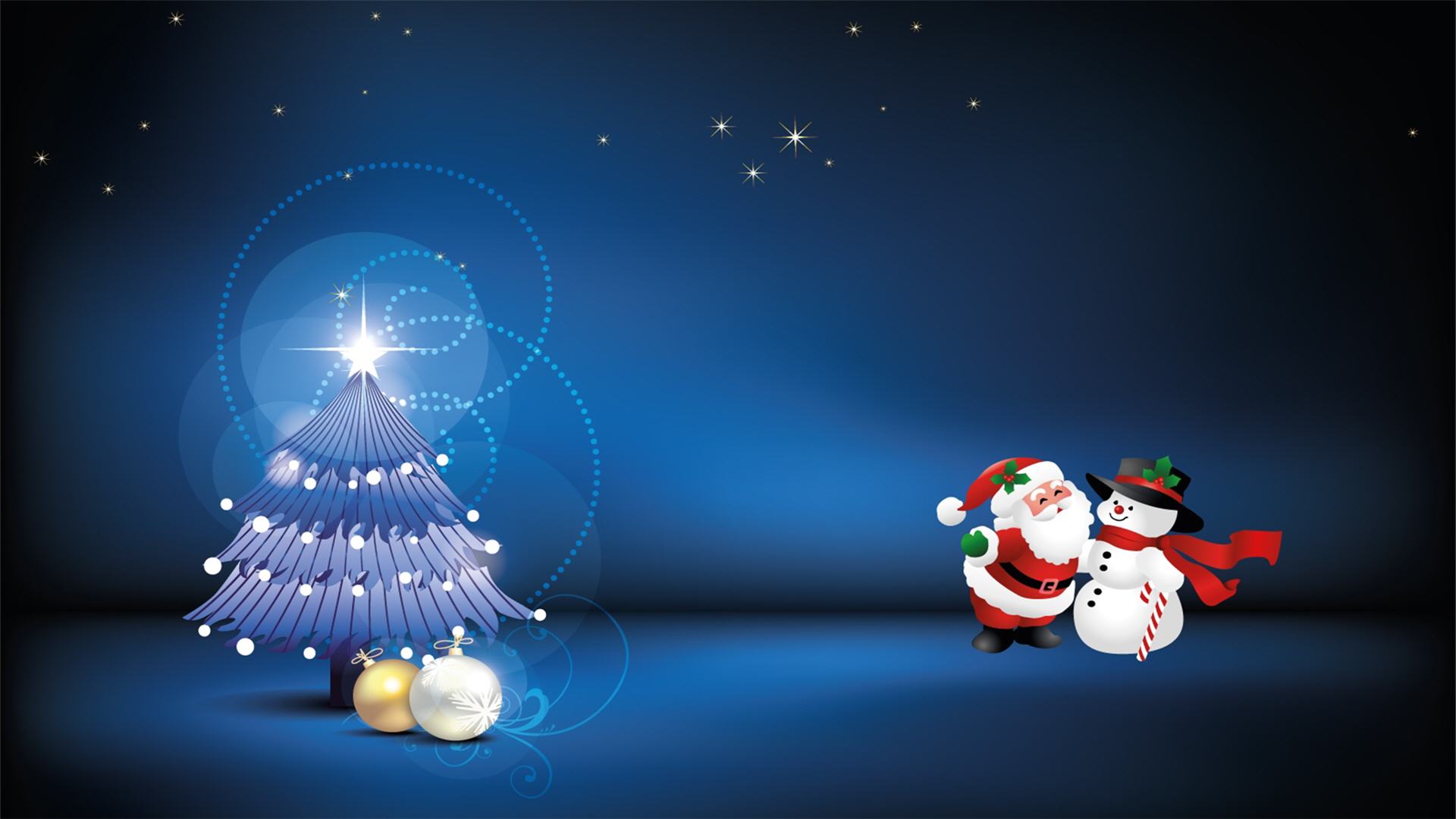 Christmas Blue Wallpapers