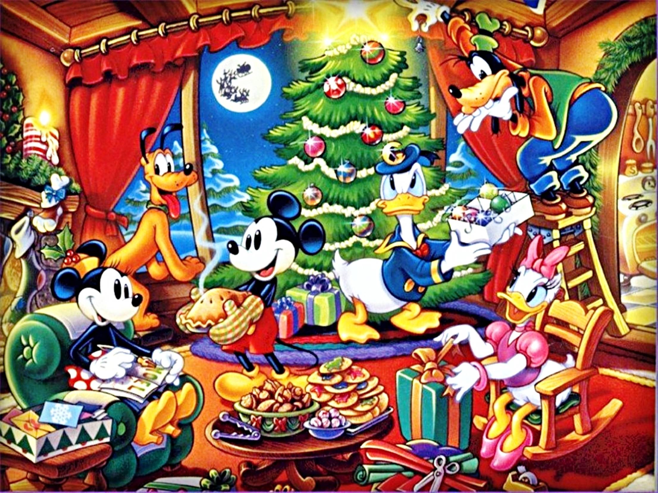Christmas Cartoon Classic Wallpapers