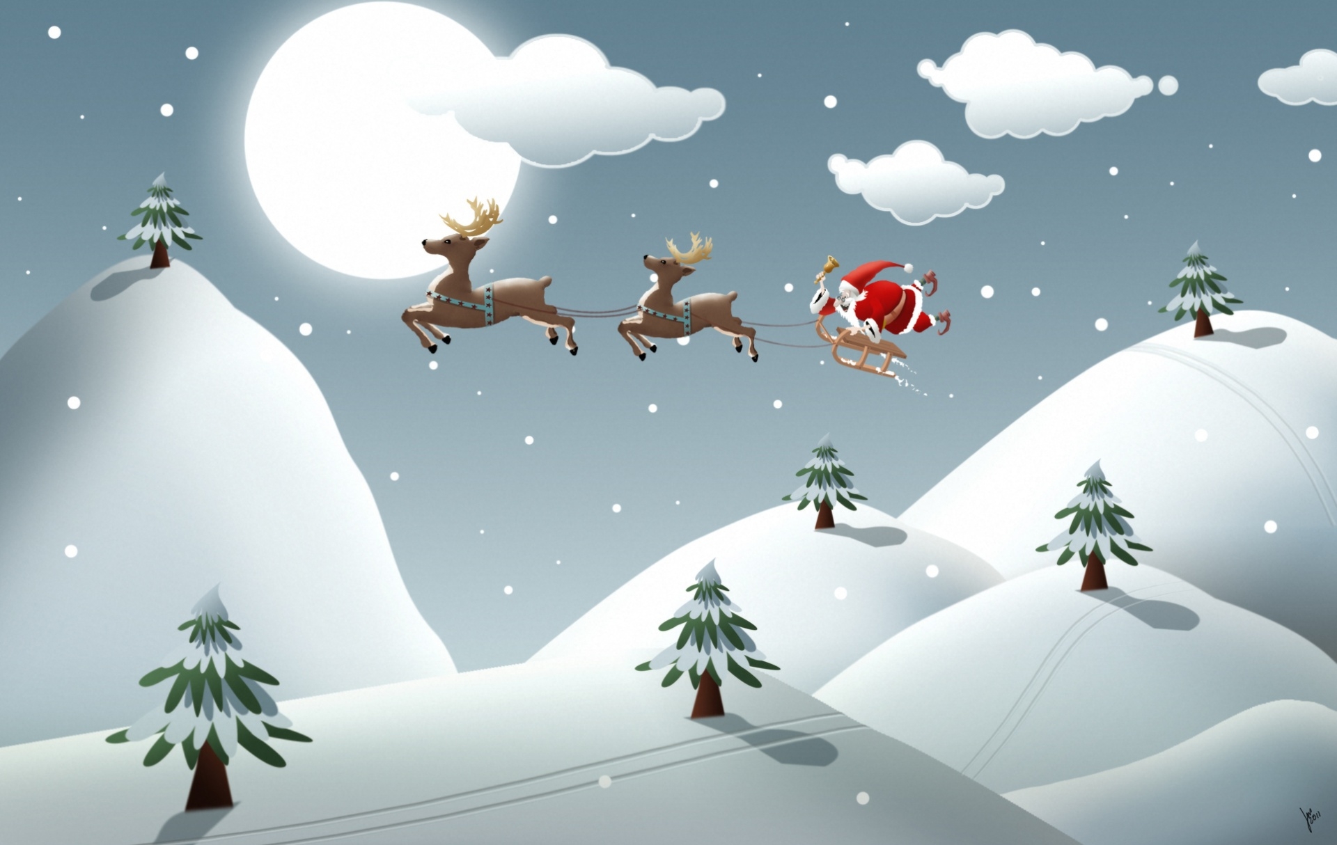 Christmas Cartoon Classic Wallpapers