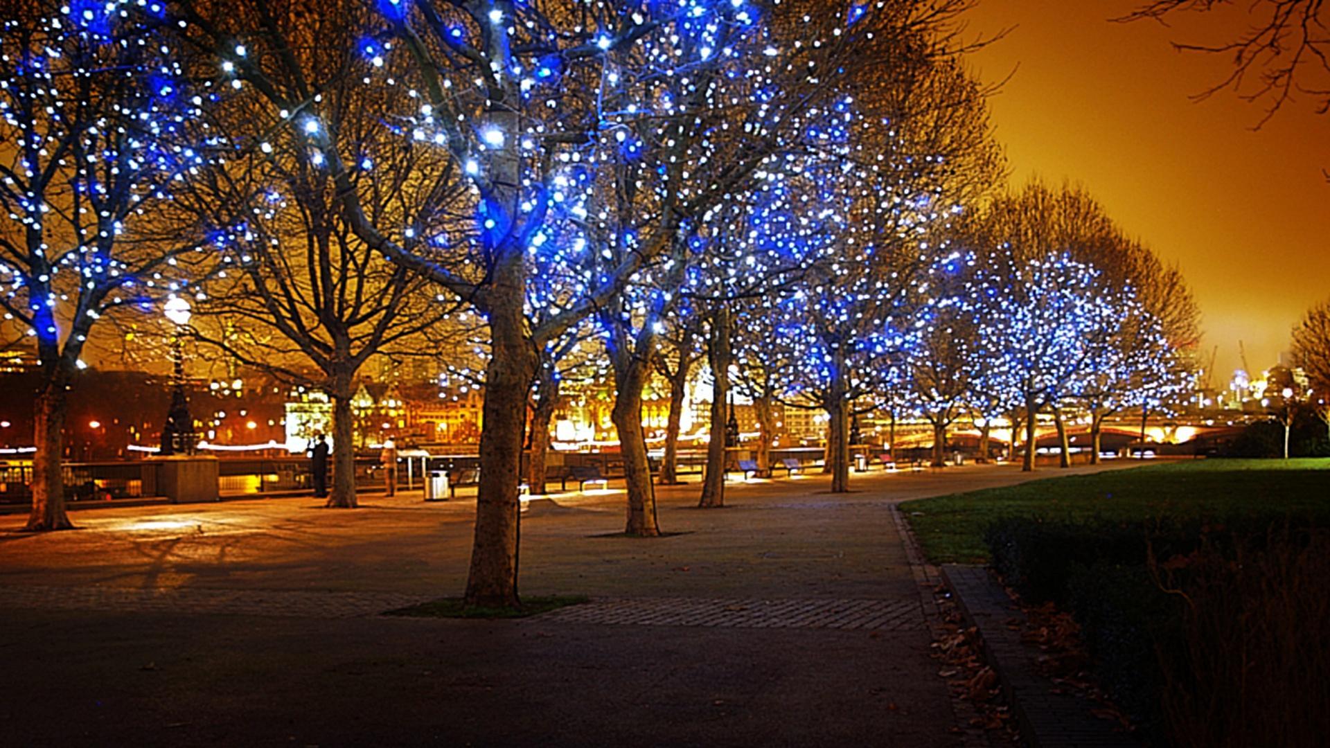 Christmas Lights 1920X1080 Wallpapers