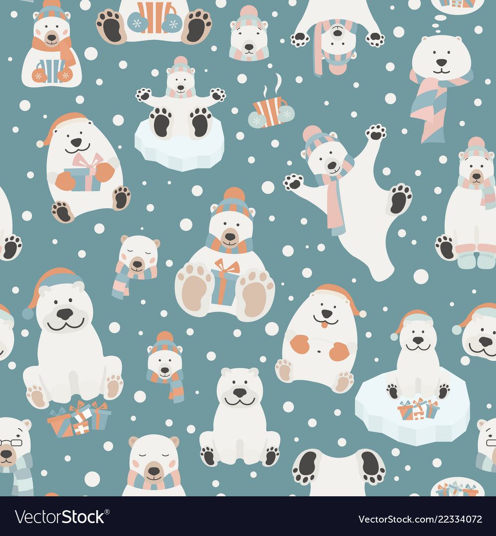 Christmas Polar Bear Wallpapers