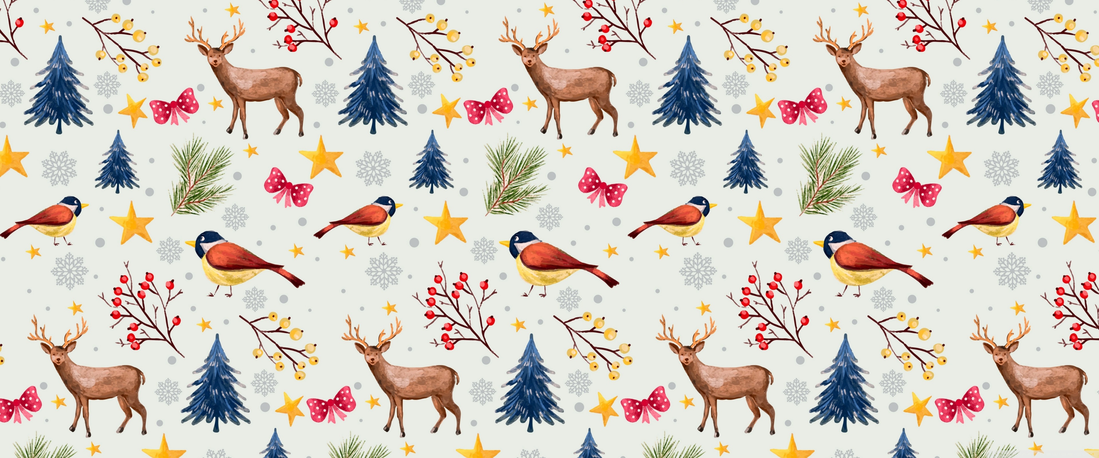 Christmas Wild Animals Wallpapers