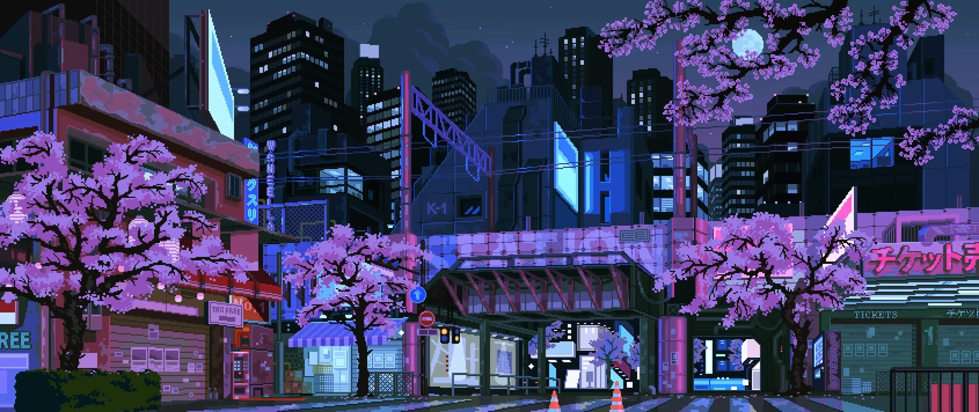 City Pixel Art Wallpapers