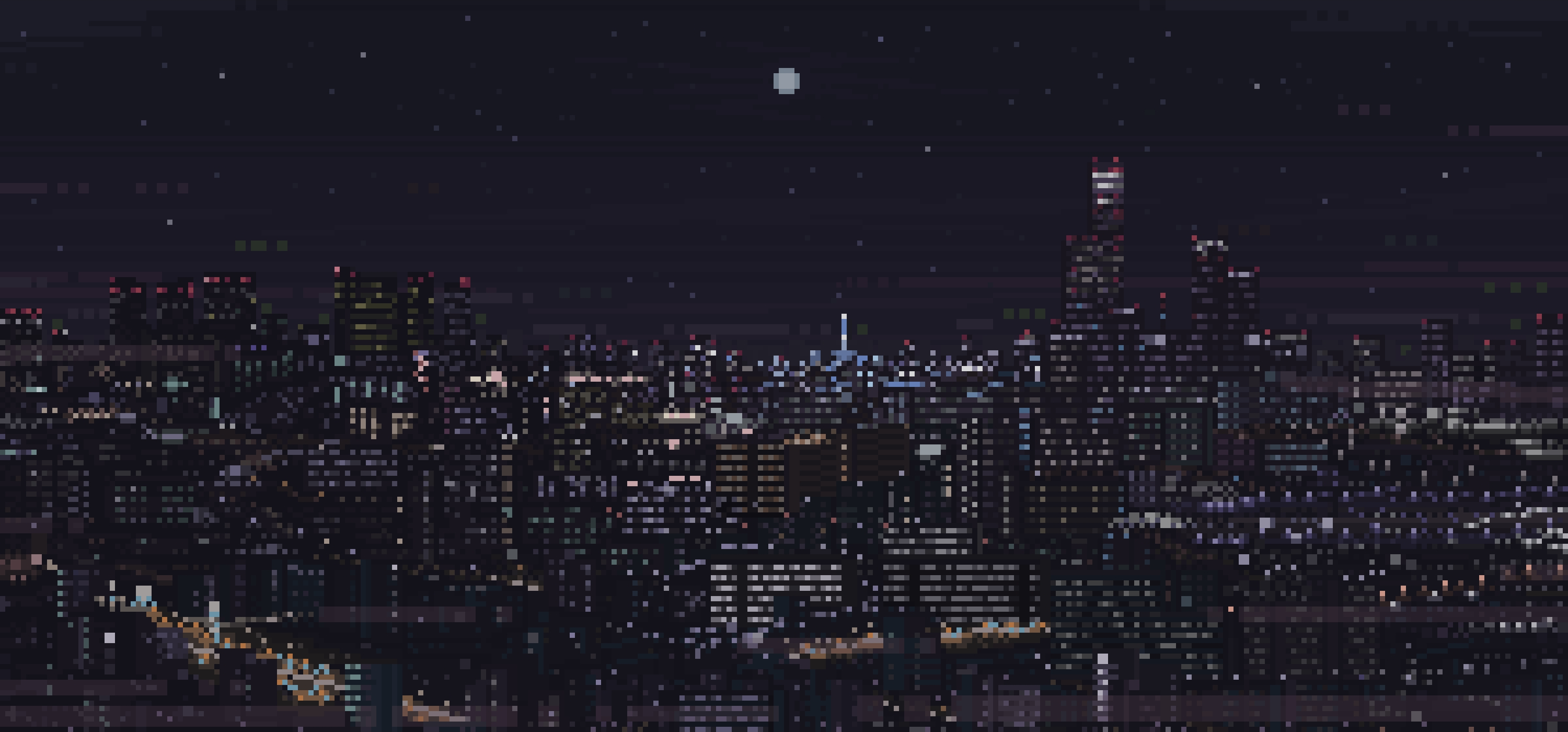 City Pixel Art Wallpapers