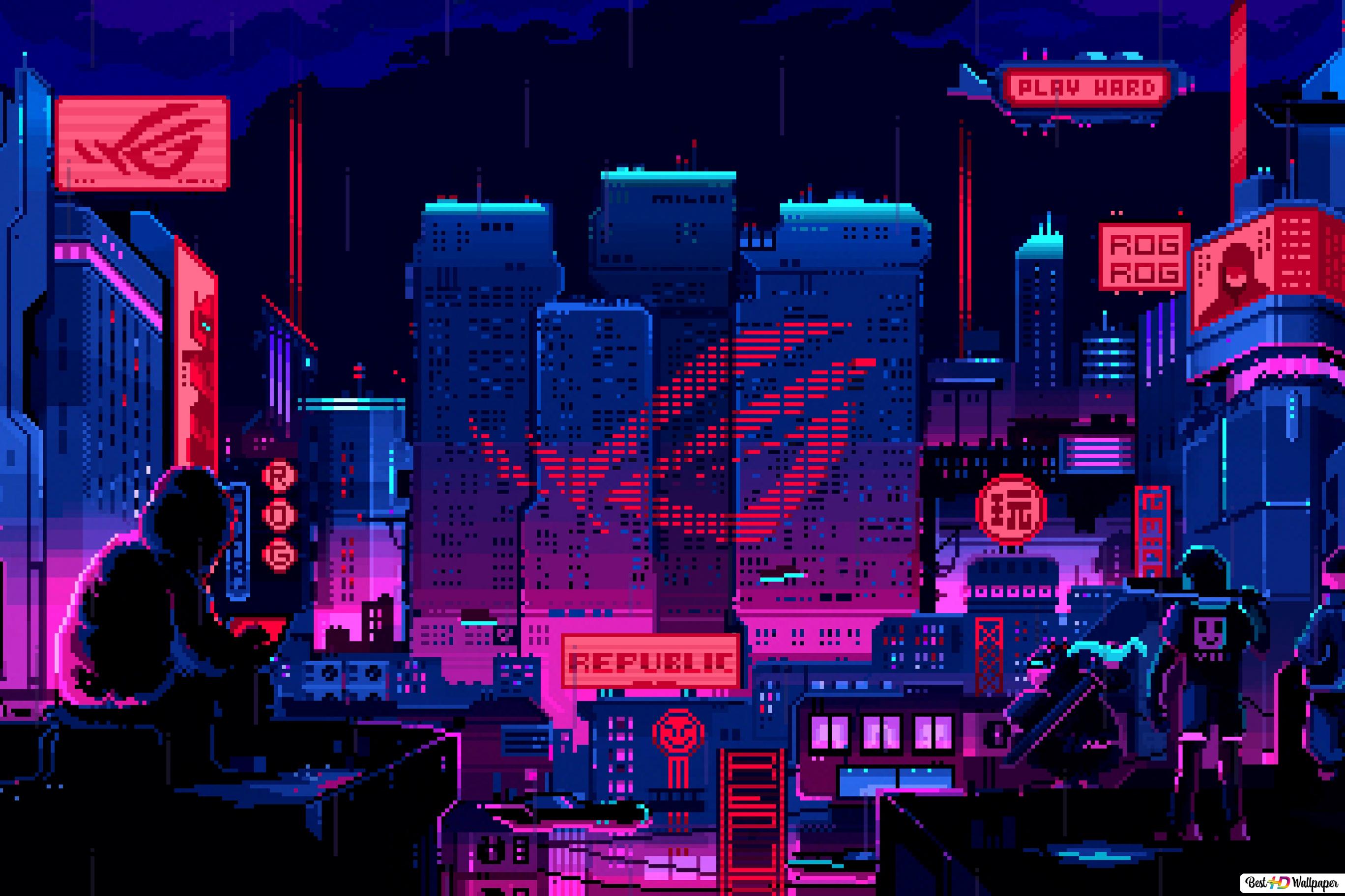 City Pixel Art Wallpapers