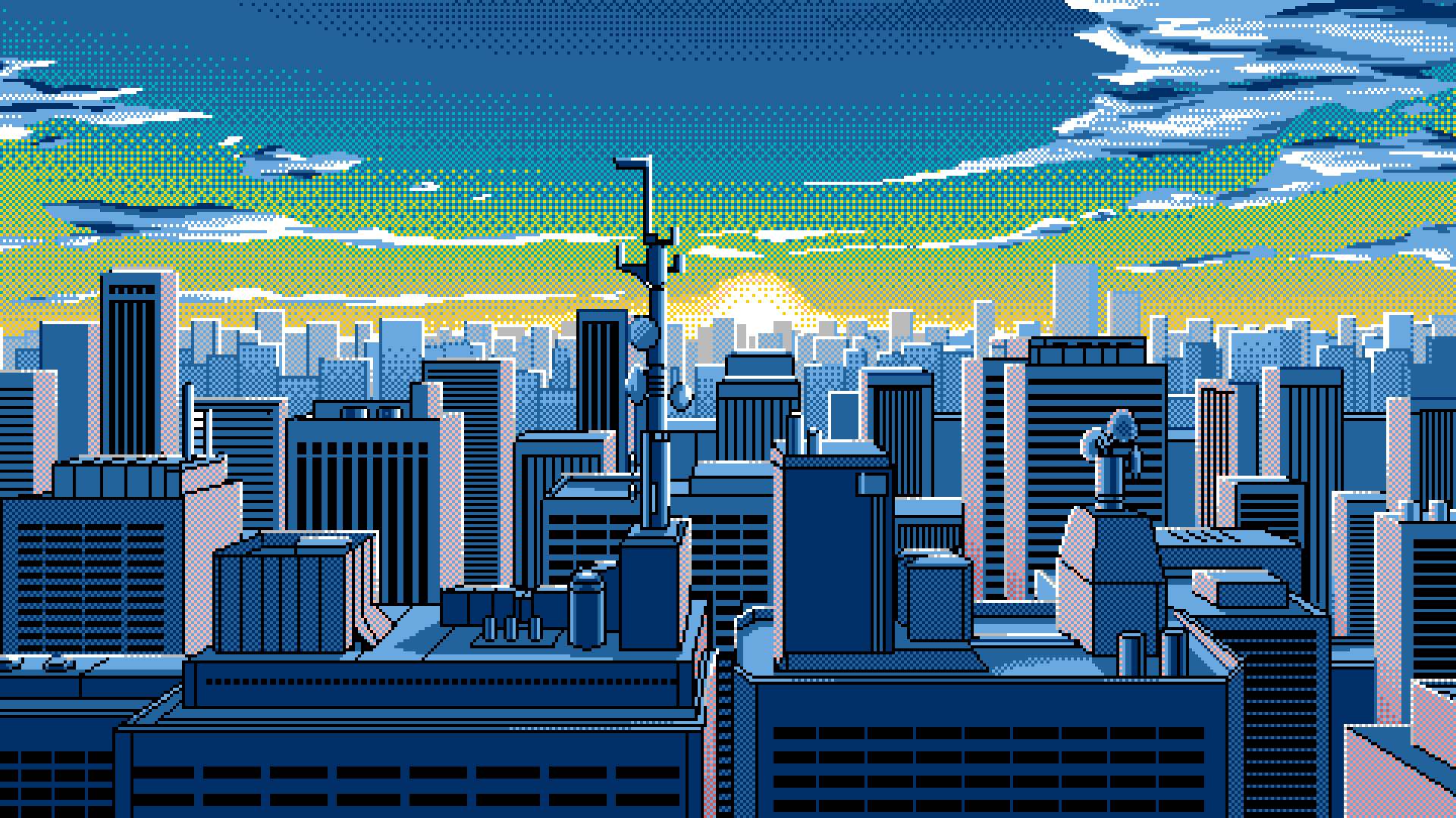 City Pixel Art Wallpapers