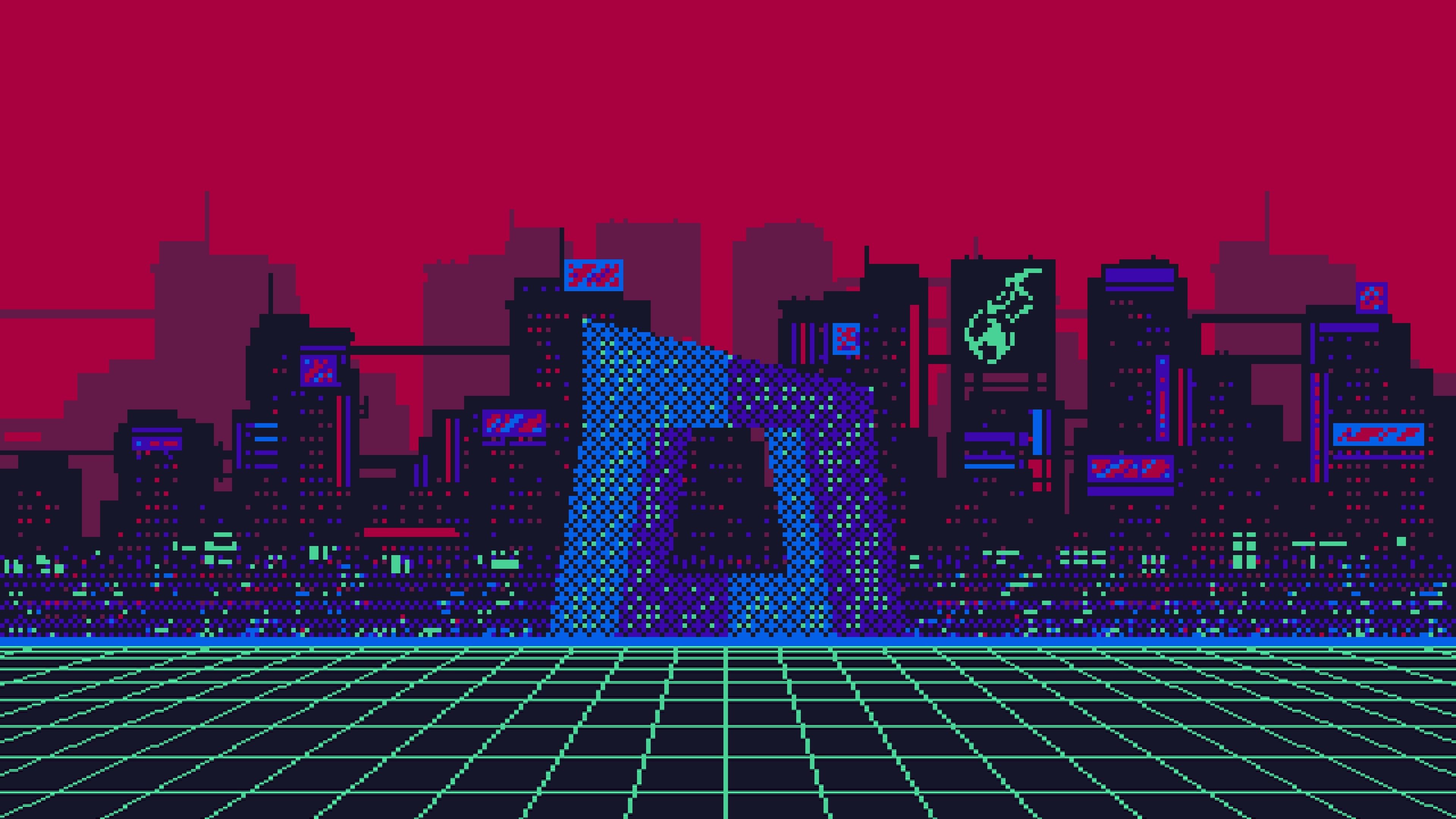 City Pixel Art Wallpapers