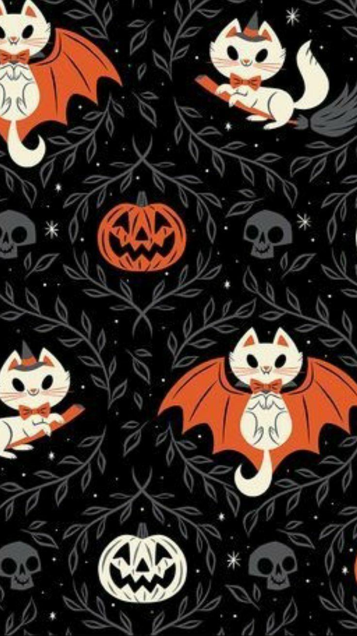 Classic Vintage Halloween Art Wallpapers