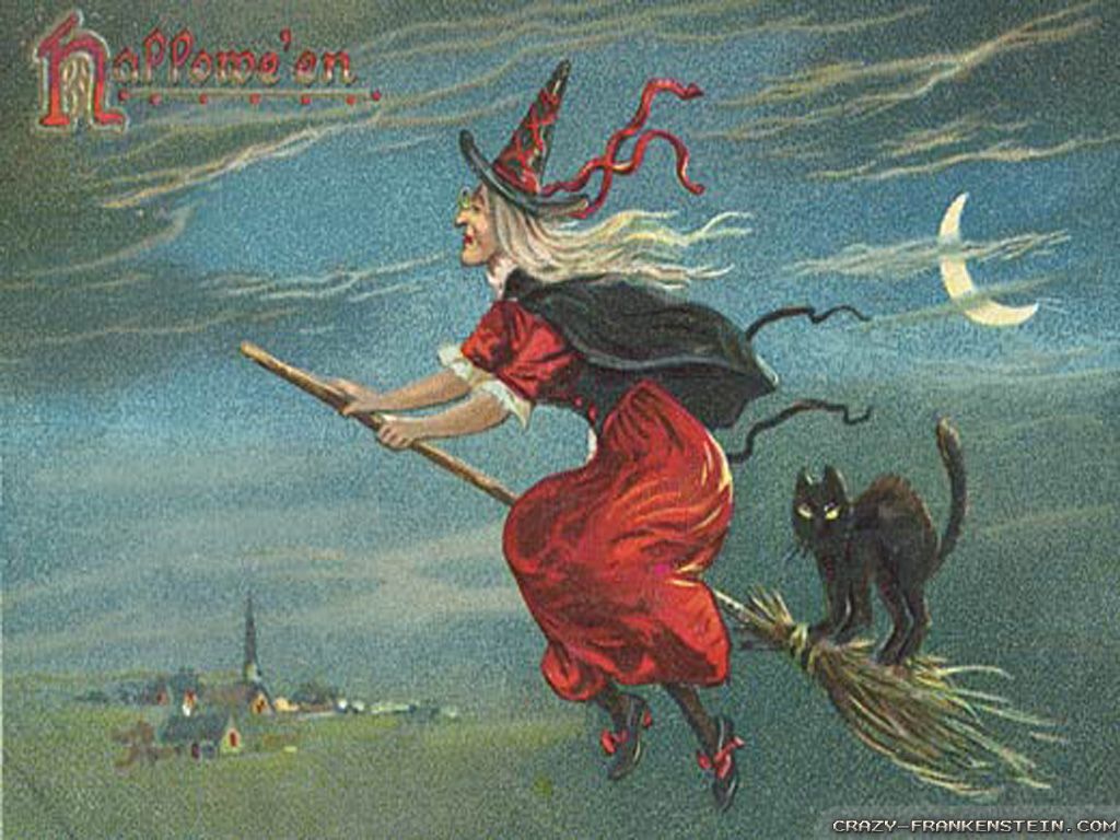 Classic Vintage Halloween Art Wallpapers