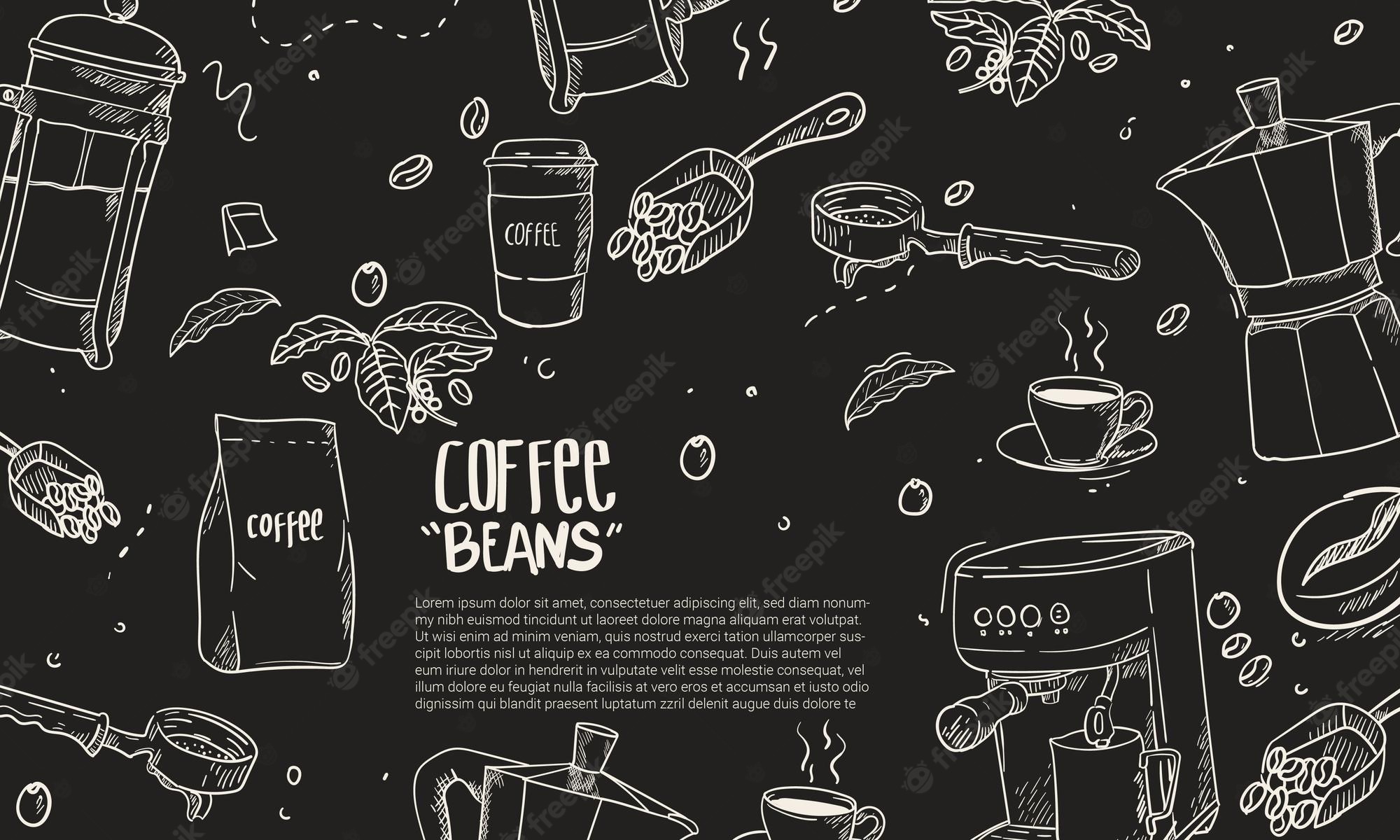 Coffee Pattern Wallpapers