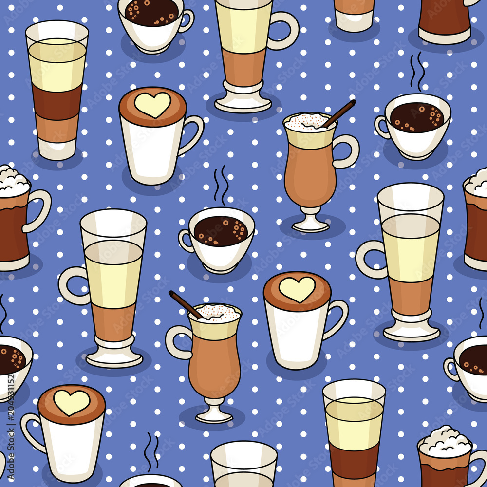 Coffee Pattern Wallpapers