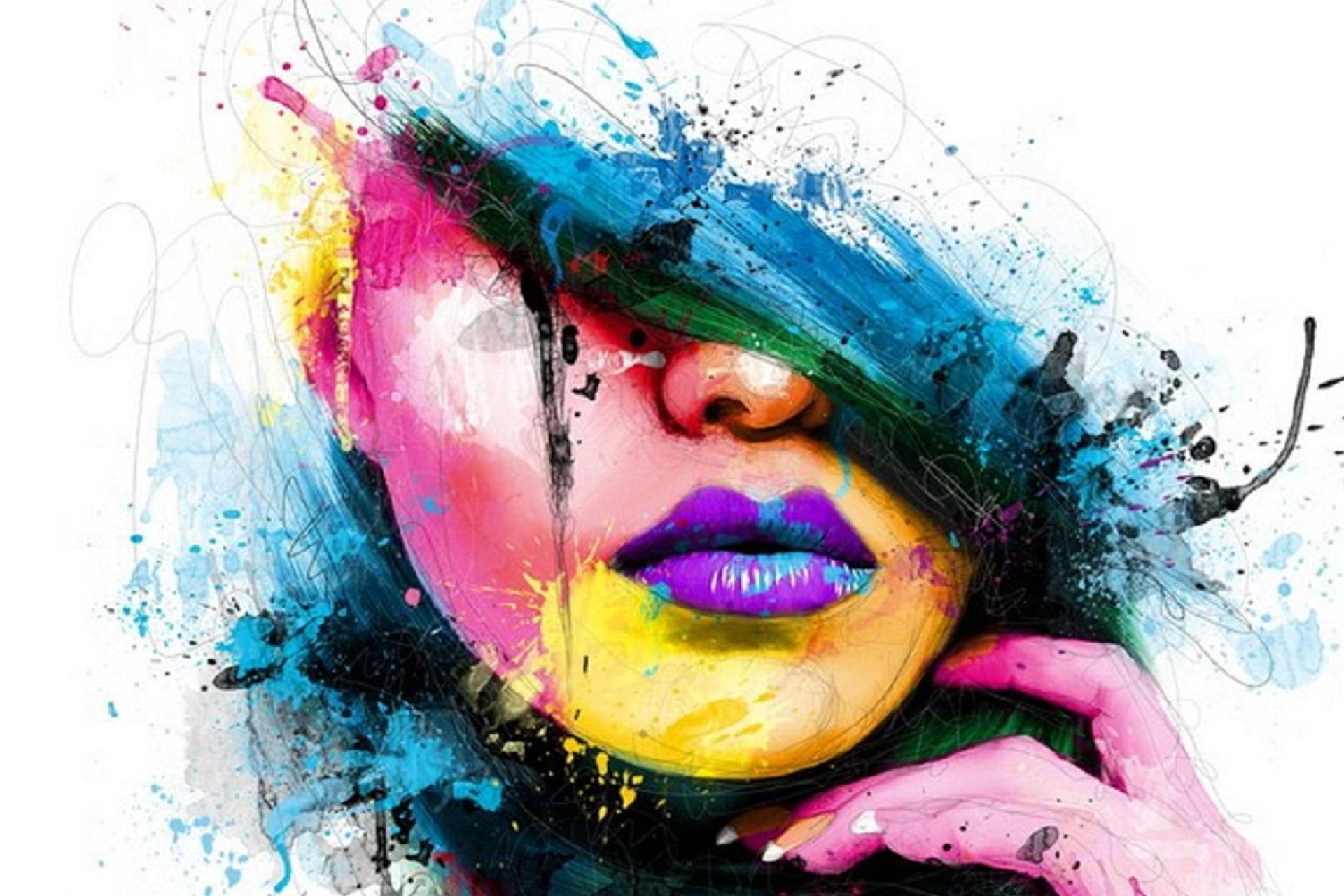 Colorful Women Wallpapers