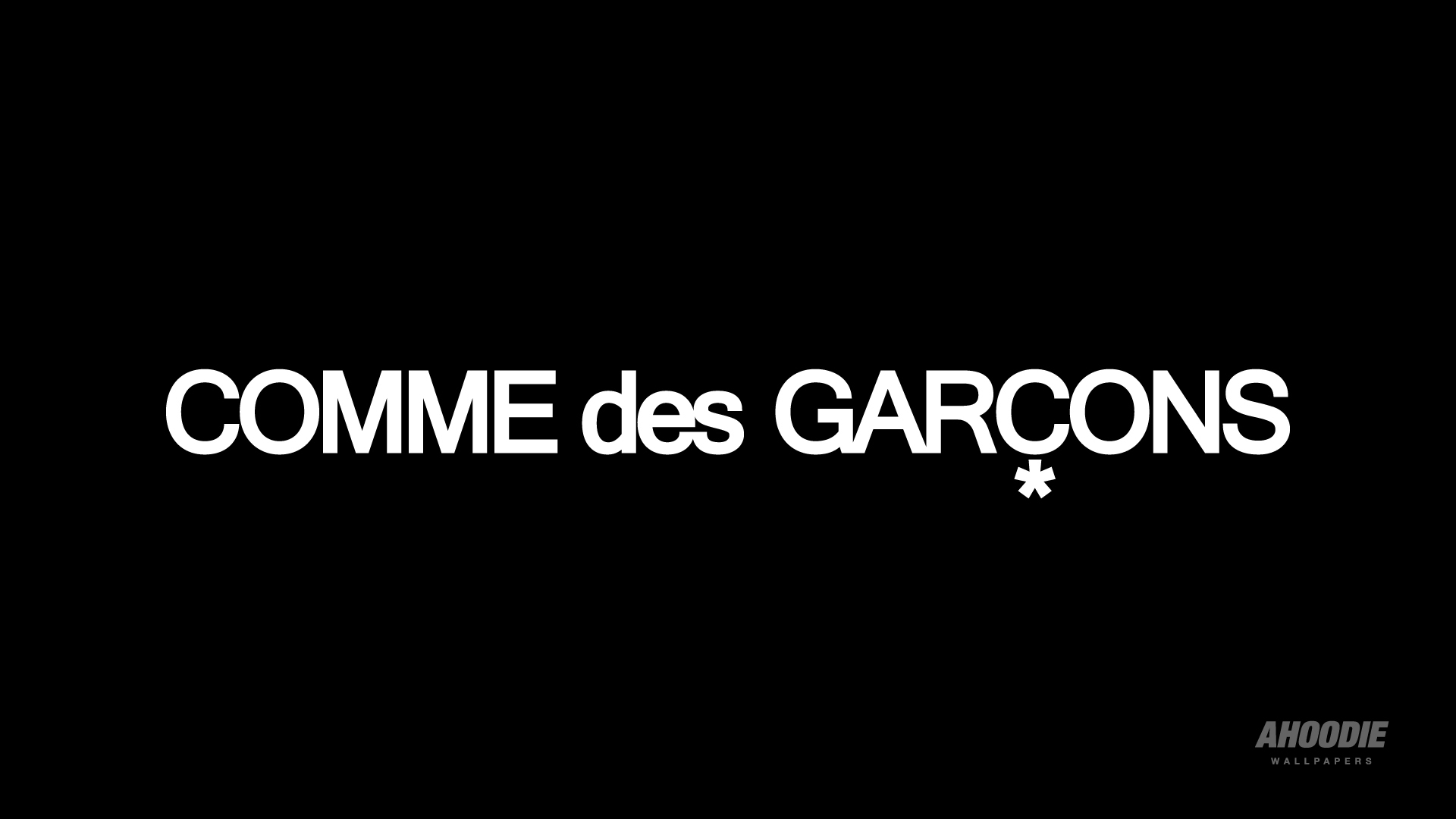 Comme Des Garcons Font Wallpapers