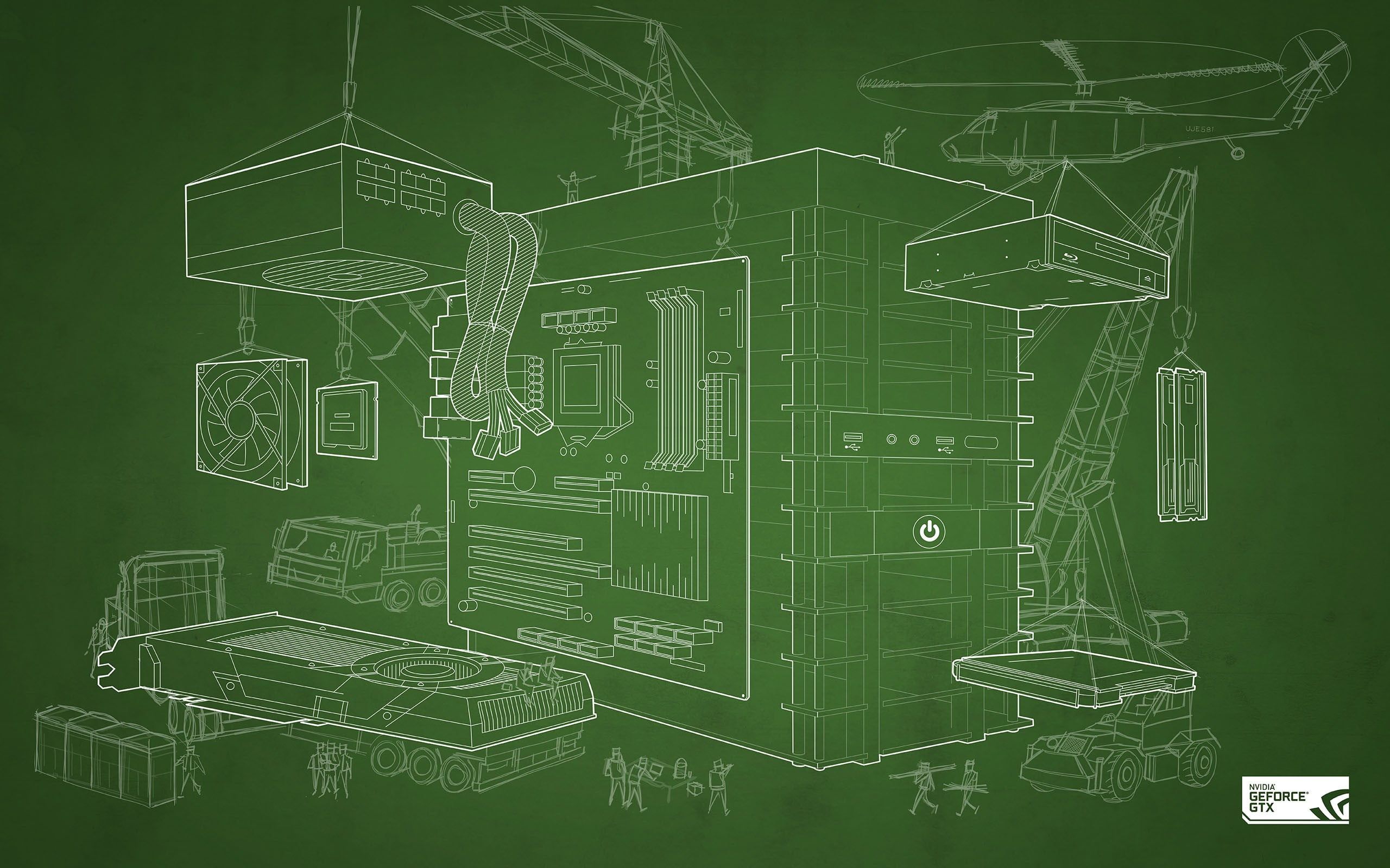 Construction Blueprint Wallpapers