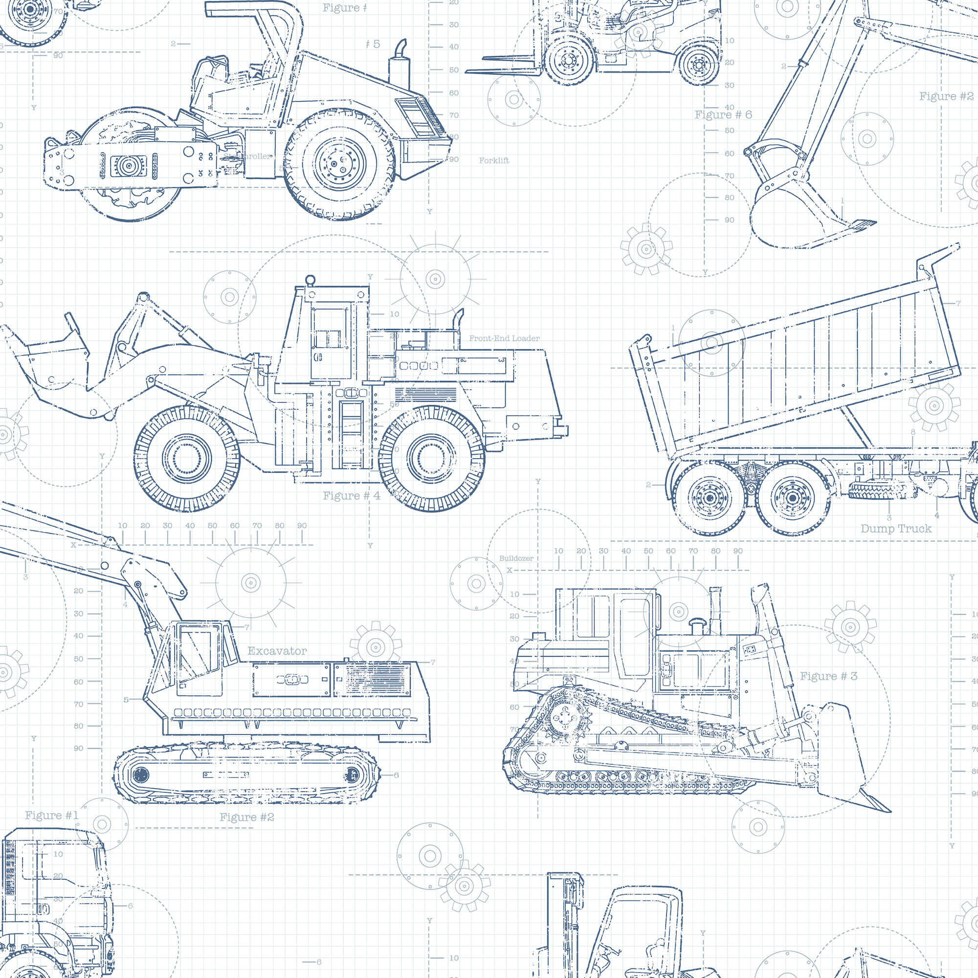 Construction Blueprint Wallpapers