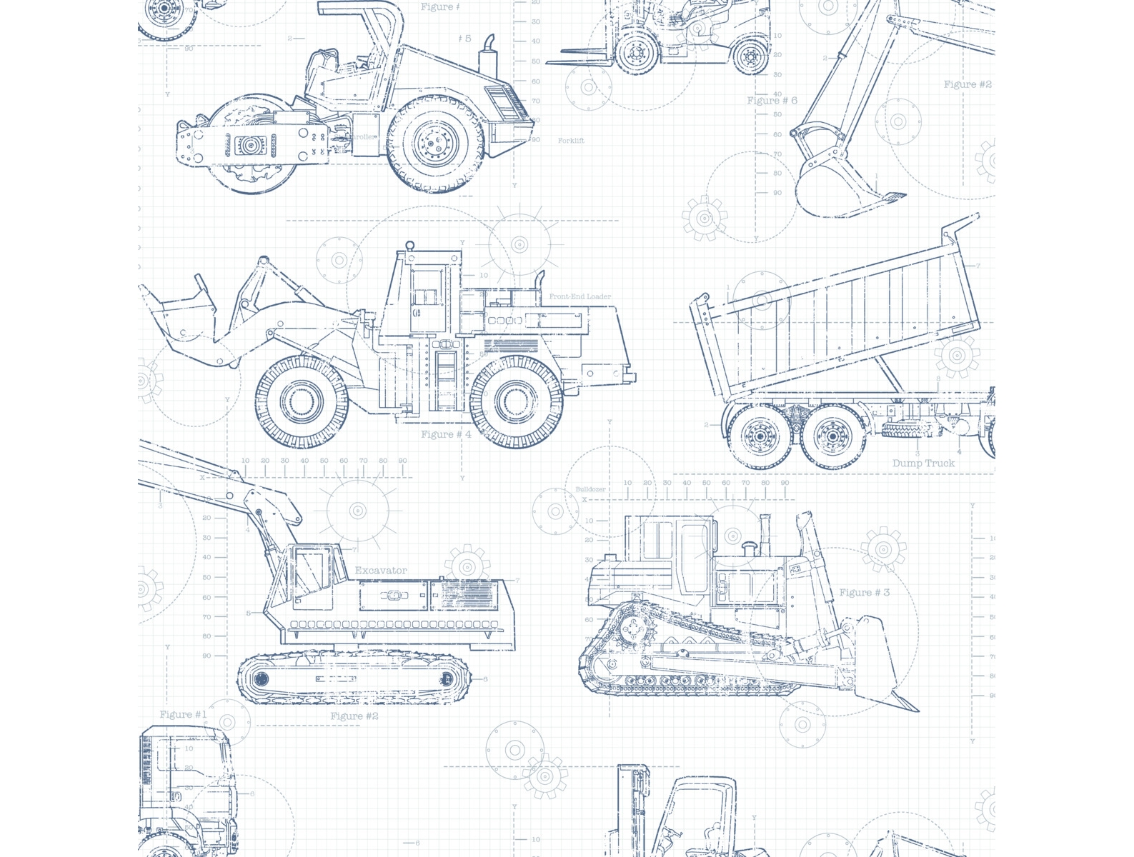 Construction Blueprint Wallpapers