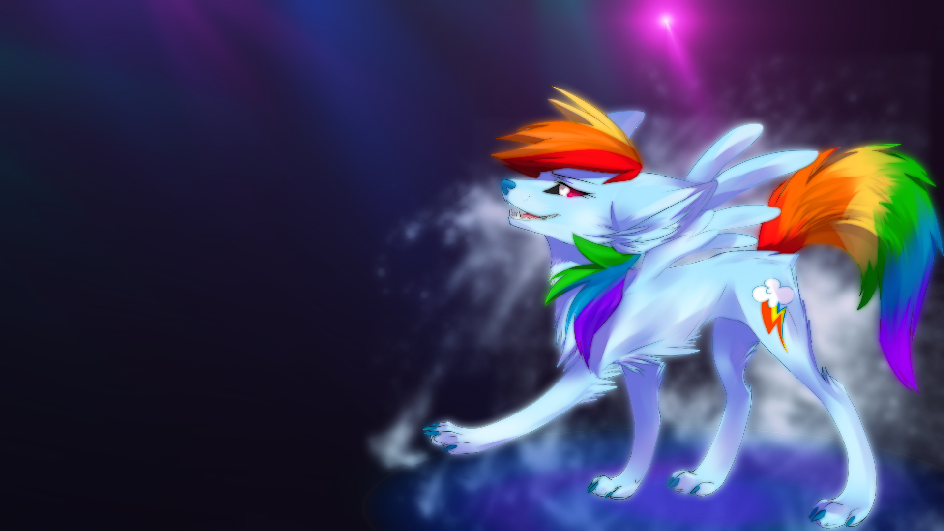 Cool Rainbow Wolf Wallpapers