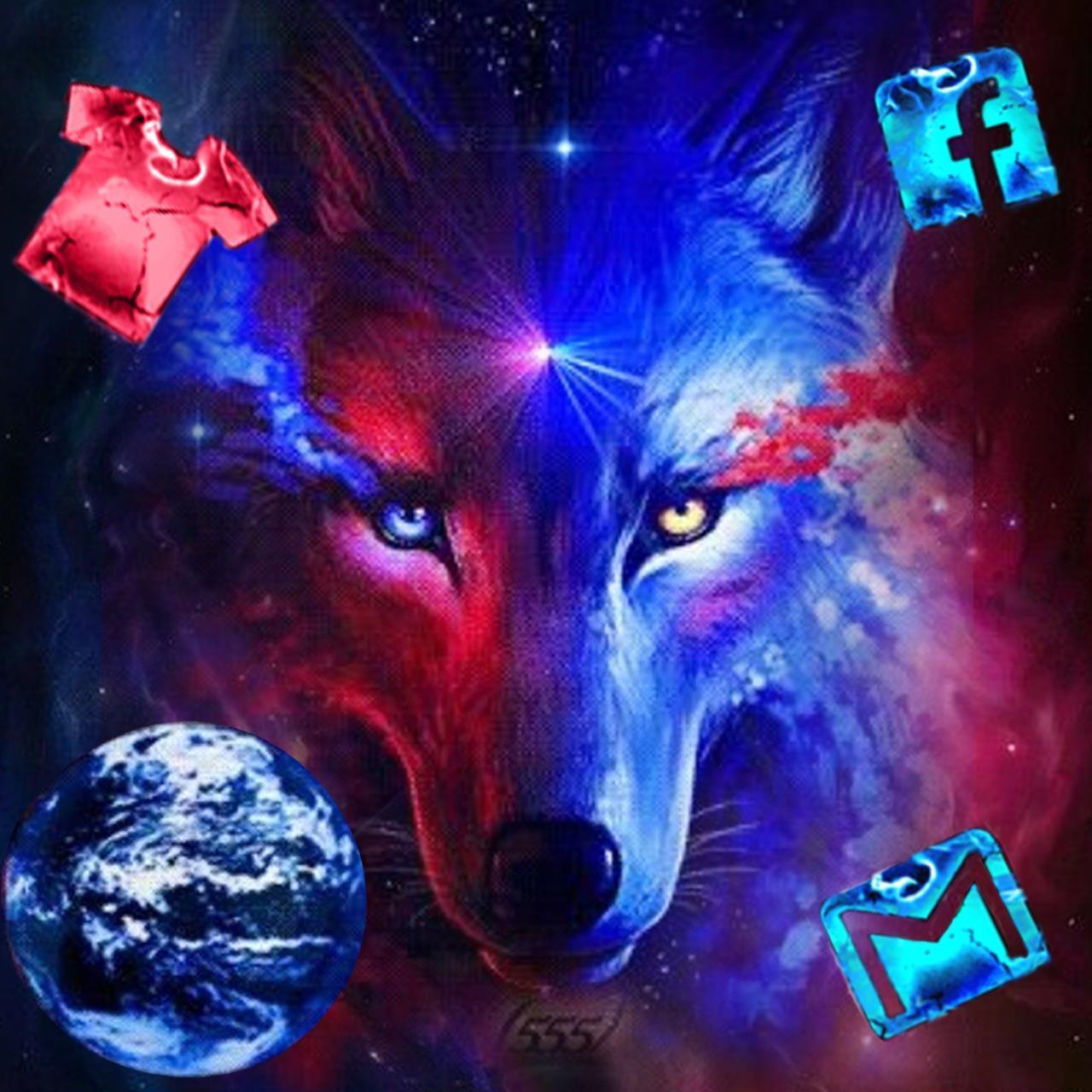 Cool Rainbow Wolf Wallpapers