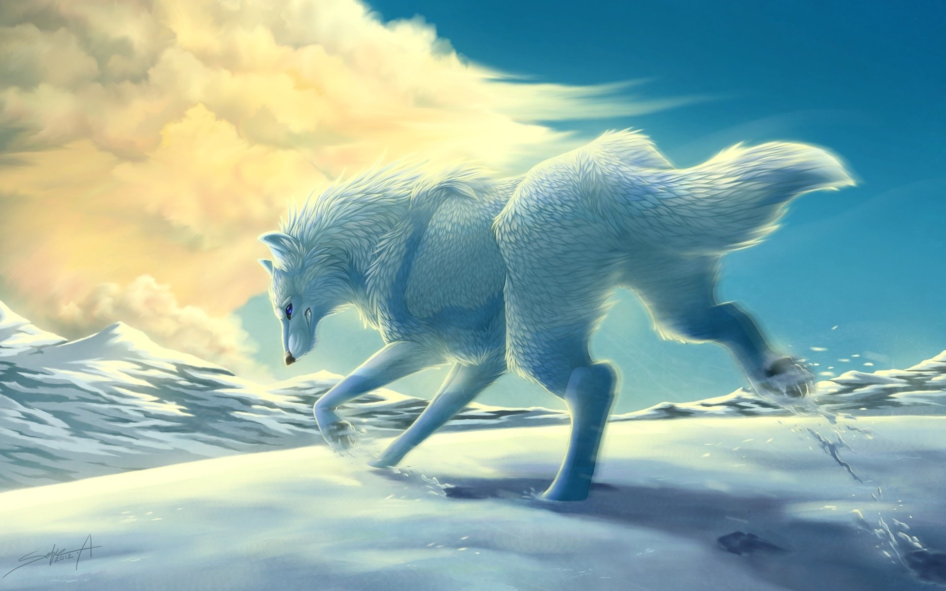 Cool Rainbow Wolf Wallpapers