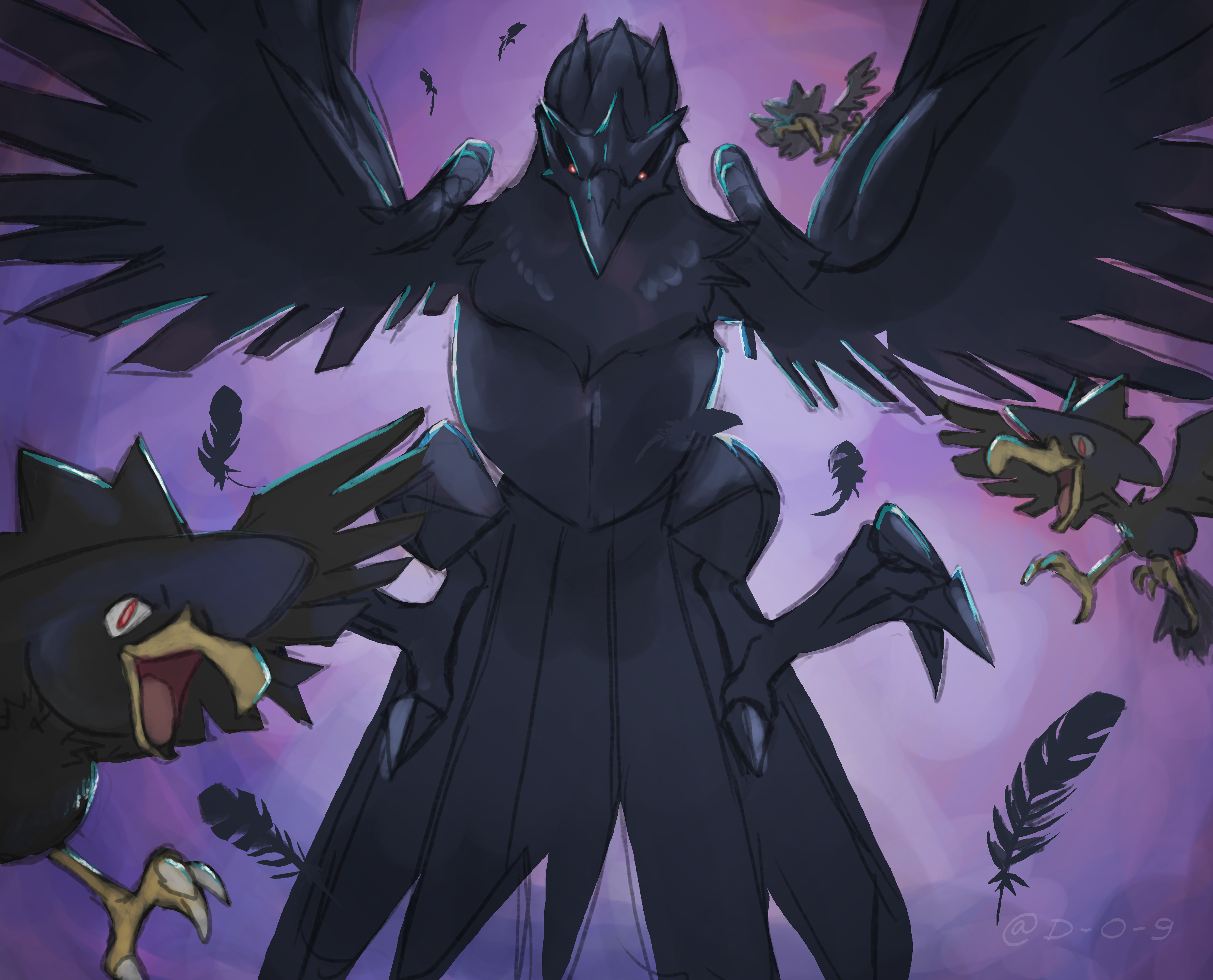 Corviknight Fanart Wallpapers